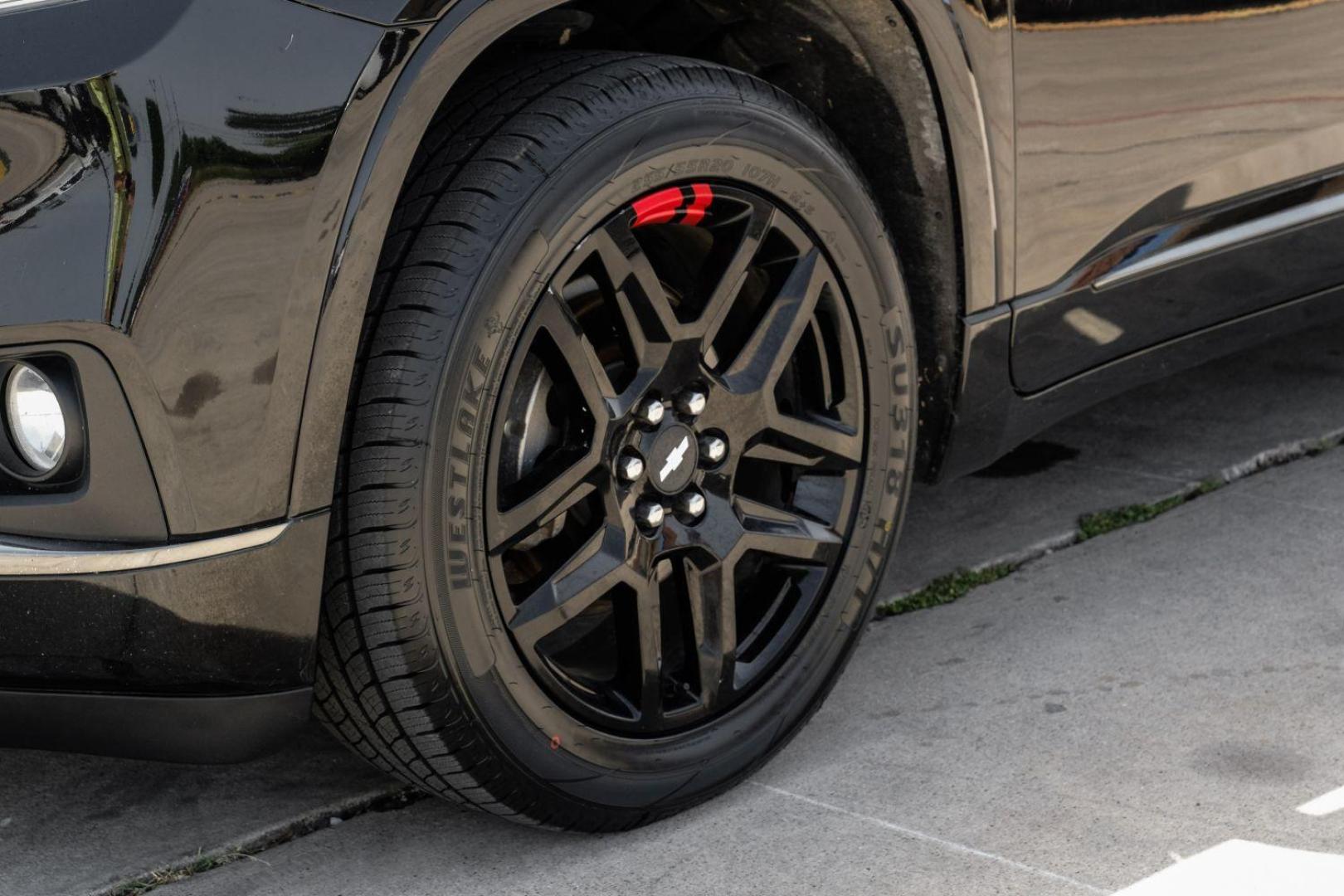 2019 Black Chevrolet Traverse Premier FWD (1GNERKKW0KJ) with an 3.6L V6 DOHC 24V engine, 9-Speed Automatic transmission, located at 2401 E Main St., Grand Prairie, TX, 75050, (972) 262-4440, 32.748981, -96.969643 - Photo#53