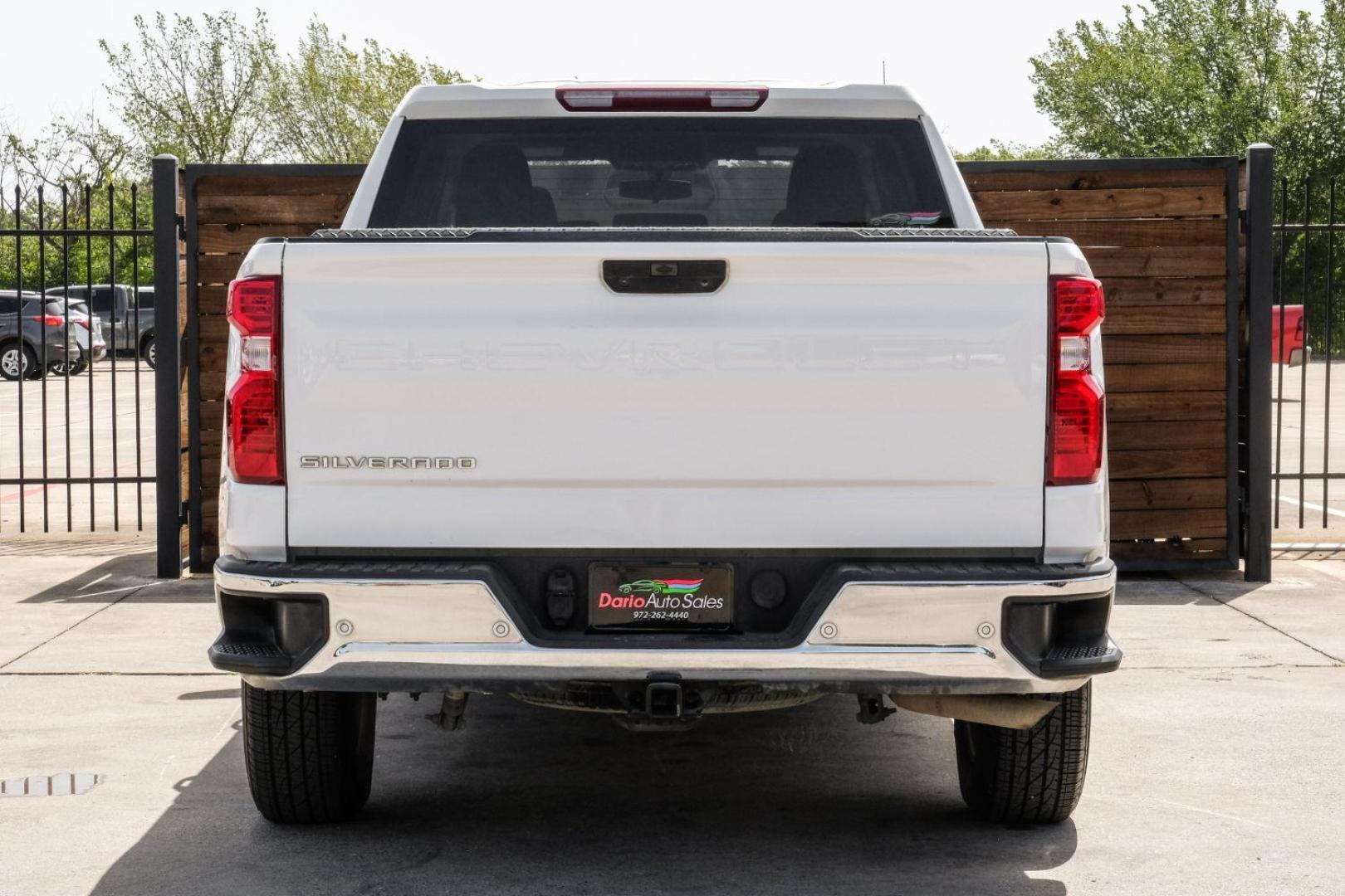 2020 white Chevrolet Silverado 1500 Work Truck Crew Cab Short Box 2WD (3GCPWAEF8LG) with an 5.3L V8 OHV 16V engine, 6-Speed Automatic transmission, located at 2401 E Main St., Grand Prairie, TX, 75050, (972) 262-4440, 32.748981, -96.969643 - Photo#10