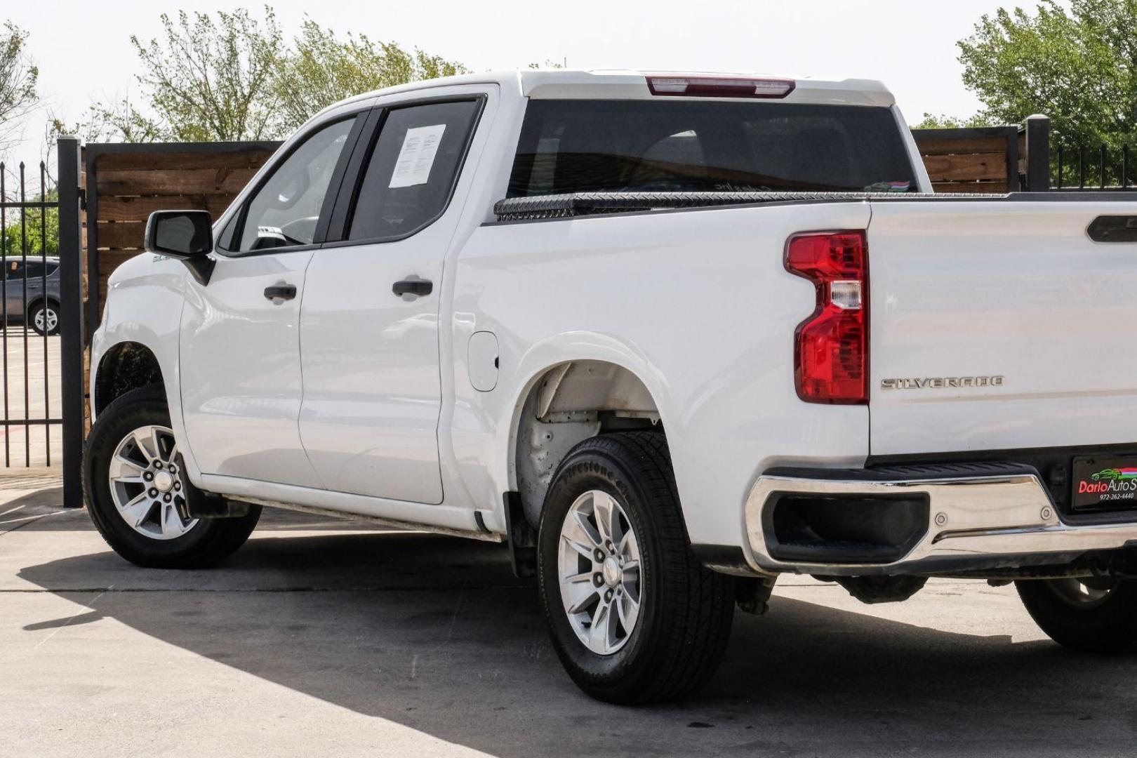 2020 white Chevrolet Silverado 1500 Work Truck Crew Cab Short Box 2WD (3GCPWAEF8LG) with an 5.3L V8 OHV 16V engine, 6-Speed Automatic transmission, located at 2401 E Main St., Grand Prairie, TX, 75050, (972) 262-4440, 32.748981, -96.969643 - Photo#12