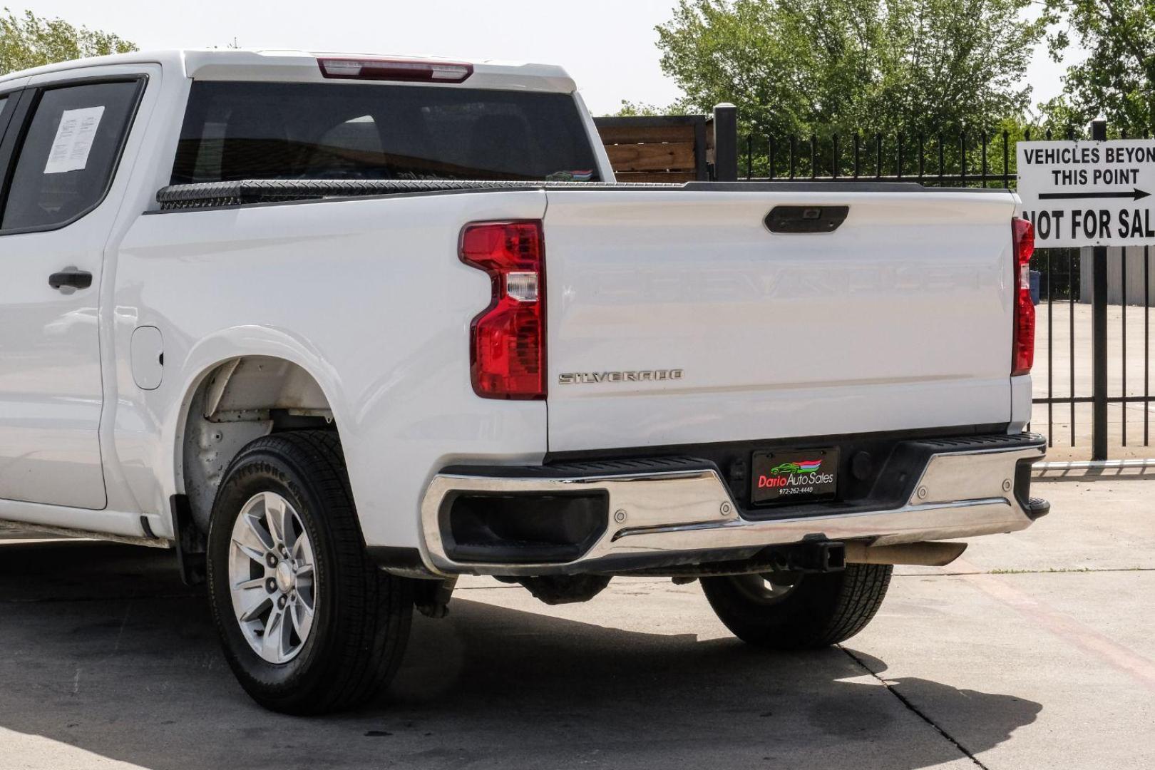 2020 white Chevrolet Silverado 1500 Work Truck Crew Cab Short Box 2WD (3GCPWAEF8LG) with an 5.3L V8 OHV 16V engine, 6-Speed Automatic transmission, located at 2401 E Main St., Grand Prairie, TX, 75050, (972) 262-4440, 32.748981, -96.969643 - Photo#13