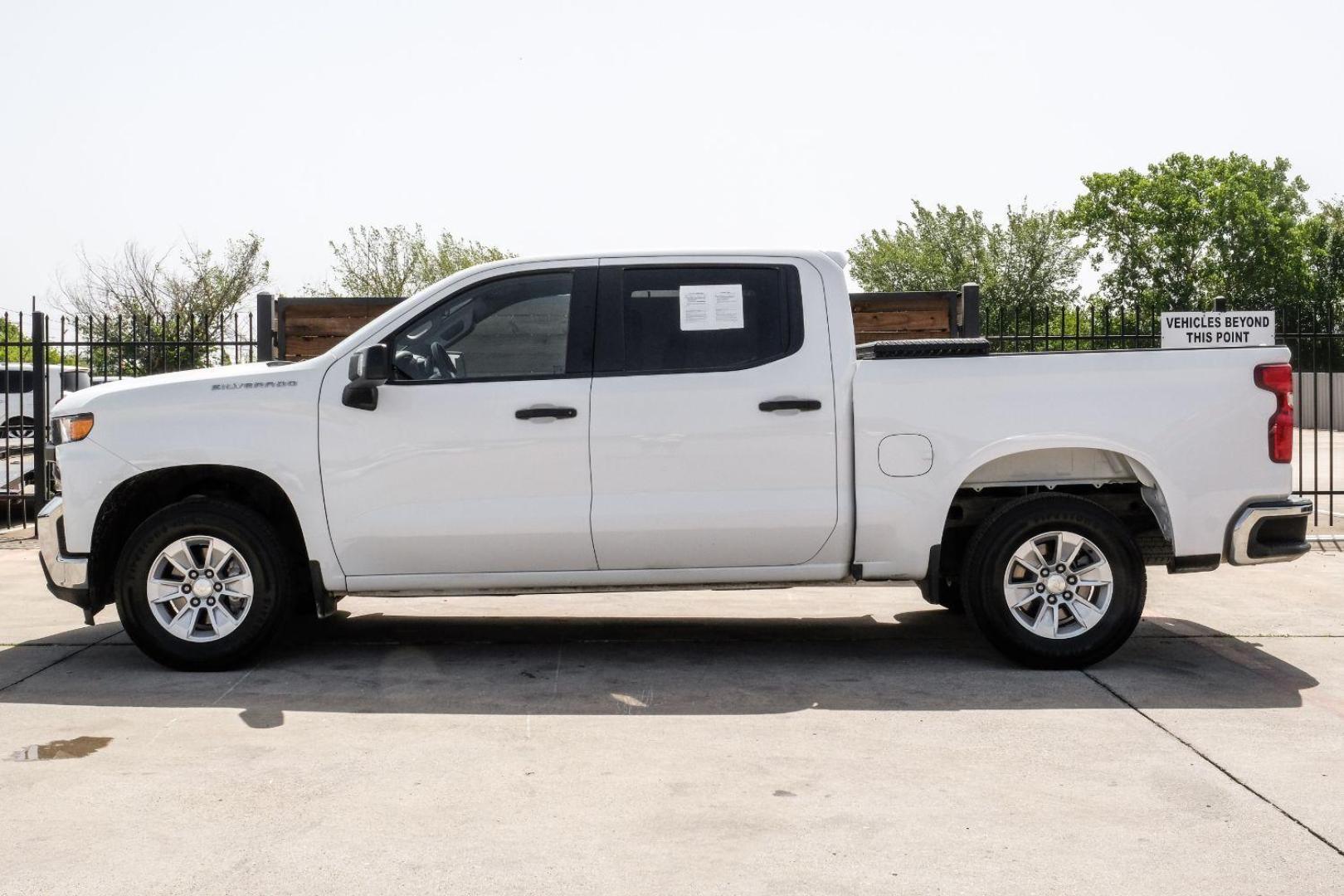 2020 white Chevrolet Silverado 1500 Work Truck Crew Cab Short Box 2WD (3GCPWAEF8LG) with an 5.3L V8 OHV 16V engine, 6-Speed Automatic transmission, located at 2401 E Main St., Grand Prairie, TX, 75050, (972) 262-4440, 32.748981, -96.969643 - Photo#14