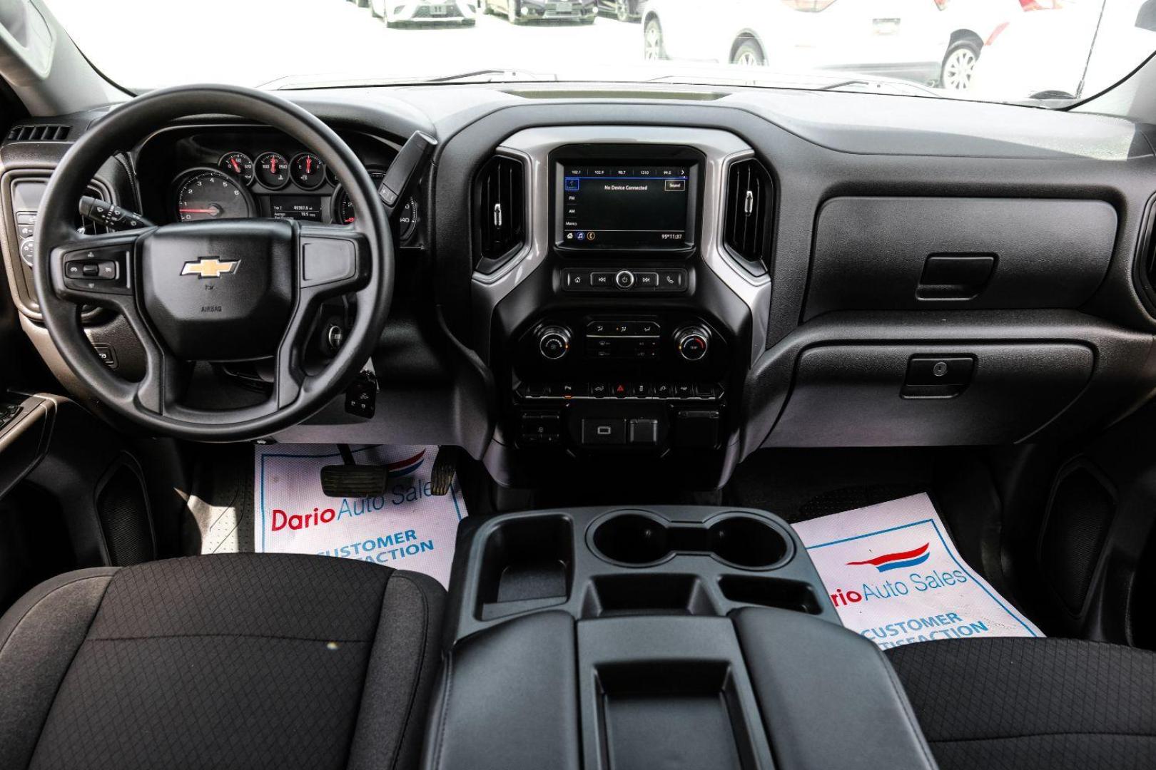 2020 white Chevrolet Silverado 1500 Work Truck Crew Cab Short Box 2WD (3GCPWAEF8LG) with an 5.3L V8 OHV 16V engine, 6-Speed Automatic transmission, located at 2401 E Main St., Grand Prairie, TX, 75050, (972) 262-4440, 32.748981, -96.969643 - Photo#16