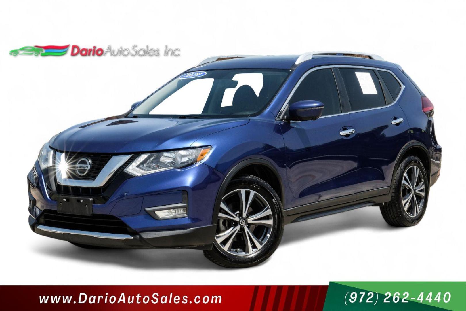 2020 blue Nissan Rogue SV 2WD (5N1AT2MT3LC) with an 2.5L L4 DOHC 16V engine, Continuously Variable Transmission transmission, located at 2401 E Main St., Grand Prairie, TX, 75050, (972) 262-4440, 32.748981, -96.969643 - Photo#0