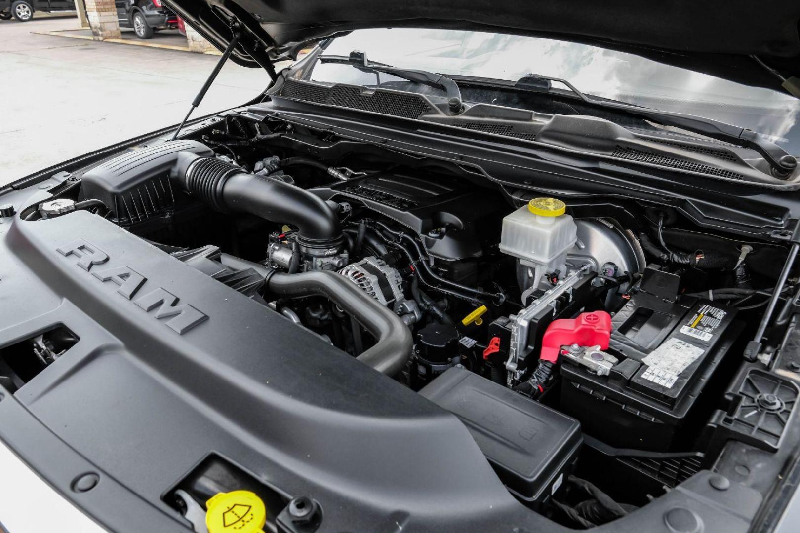 2019 black RAM 1500 Big Horn Crew Cab SWB 2WD (1C6RREFT8KN) with an 5.7L V8 OHV 16V engine, 8-Speed Automatic transmission, located at 2401 E Main St., Grand Prairie, TX, 75050, (972) 262-4440, 32.748981, -96.969643 - Photo#50