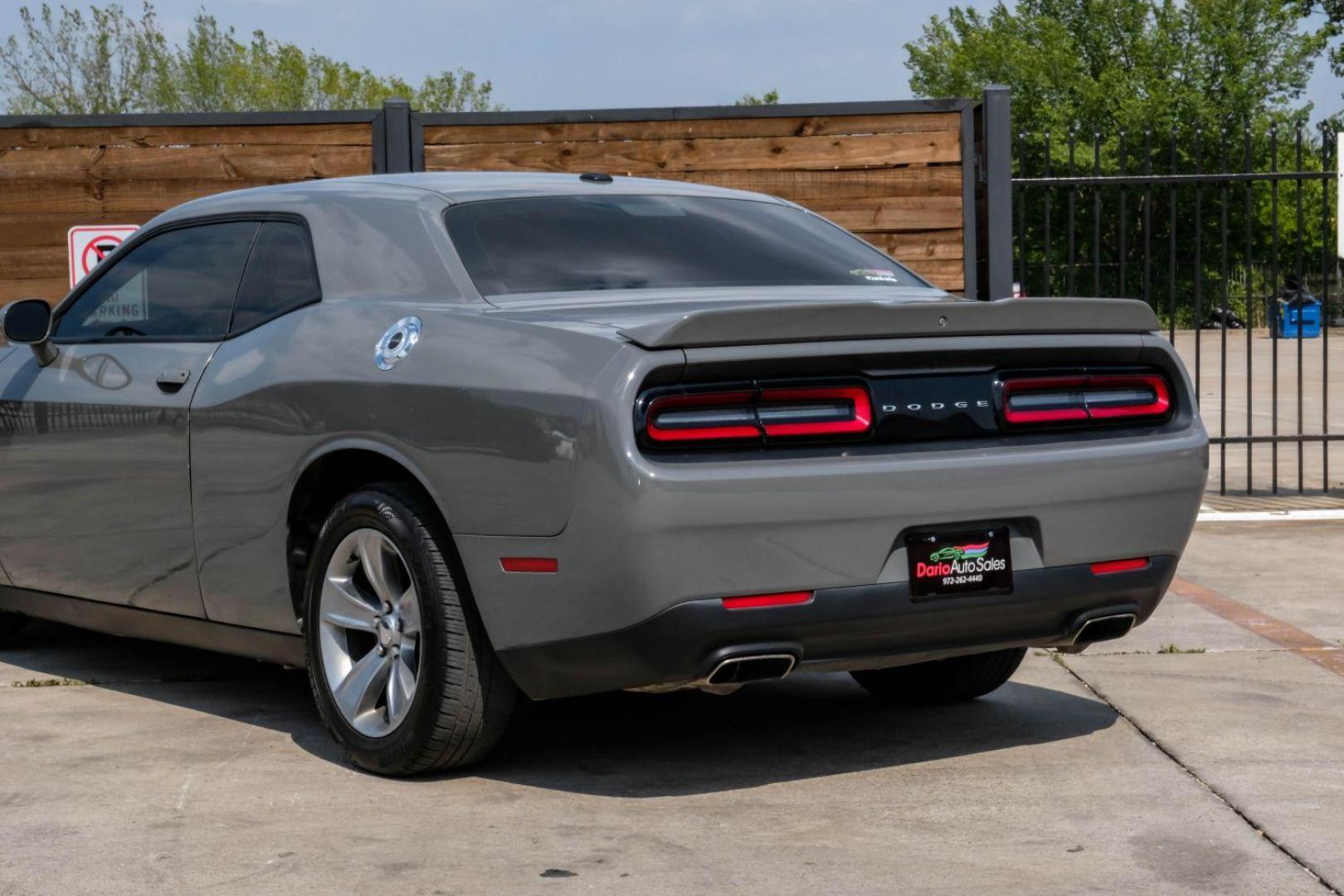 2019 gray Dodge Challenger SXT (2C3CDZAG2KH) with an 3.6L V6 DOHC 24V engine, 8-Speed Automatic transmission, located at 2401 E Main St., Grand Prairie, TX, 75050, (972) 262-4440, 32.748981, -96.969643 - Photo#13