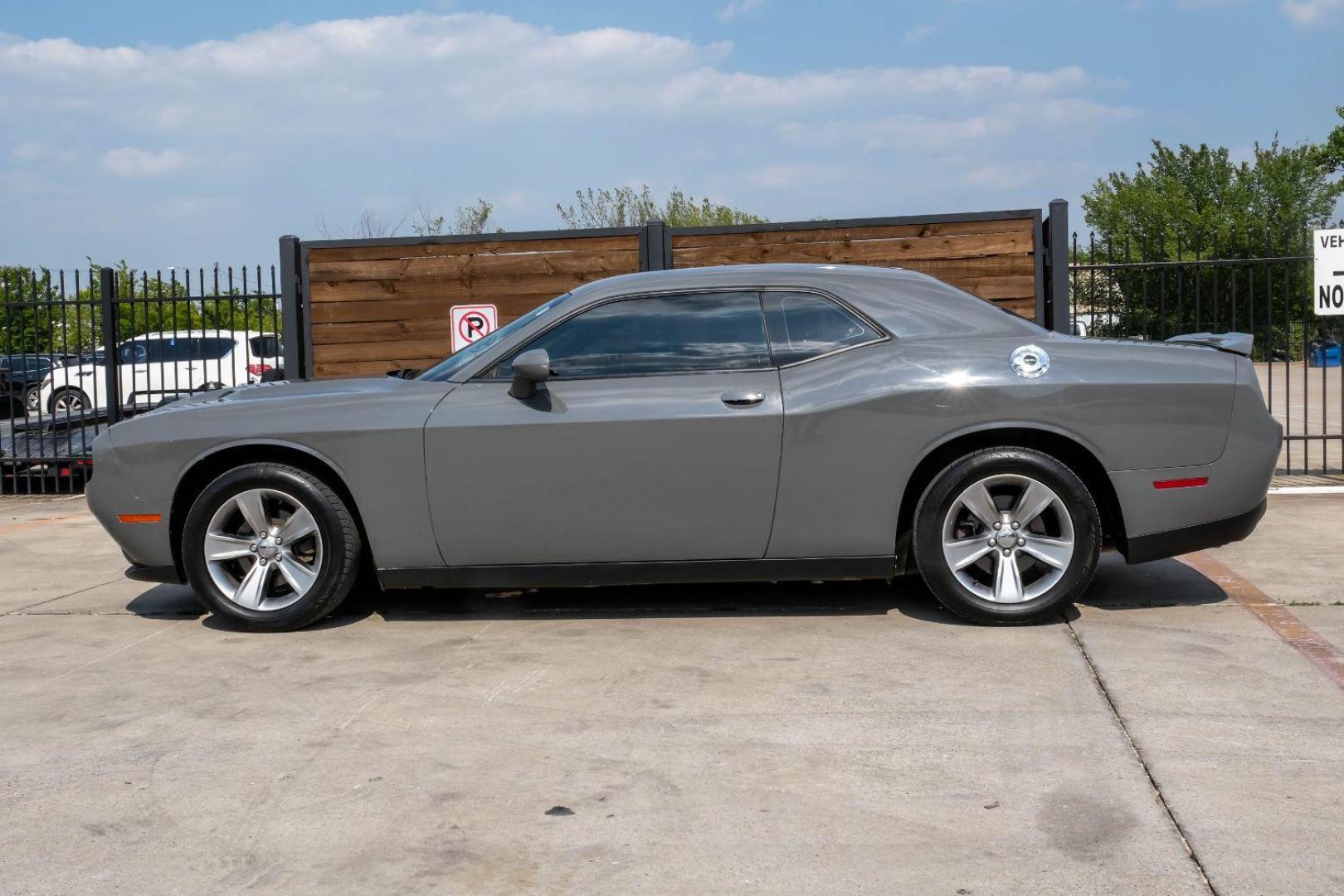 2019 gray Dodge Challenger SXT (2C3CDZAG2KH) with an 3.6L V6 DOHC 24V engine, 8-Speed Automatic transmission, located at 2401 E Main St., Grand Prairie, TX, 75050, (972) 262-4440, 32.748981, -96.969643 - Photo#14