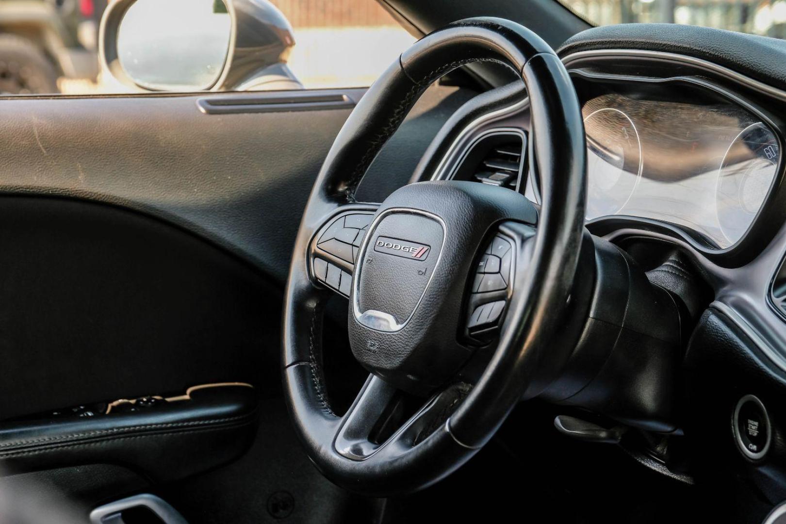 2019 gray Dodge Challenger SXT (2C3CDZAG2KH) with an 3.6L V6 DOHC 24V engine, 8-Speed Automatic transmission, located at 2401 E Main St., Grand Prairie, TX, 75050, (972) 262-4440, 32.748981, -96.969643 - Photo#17