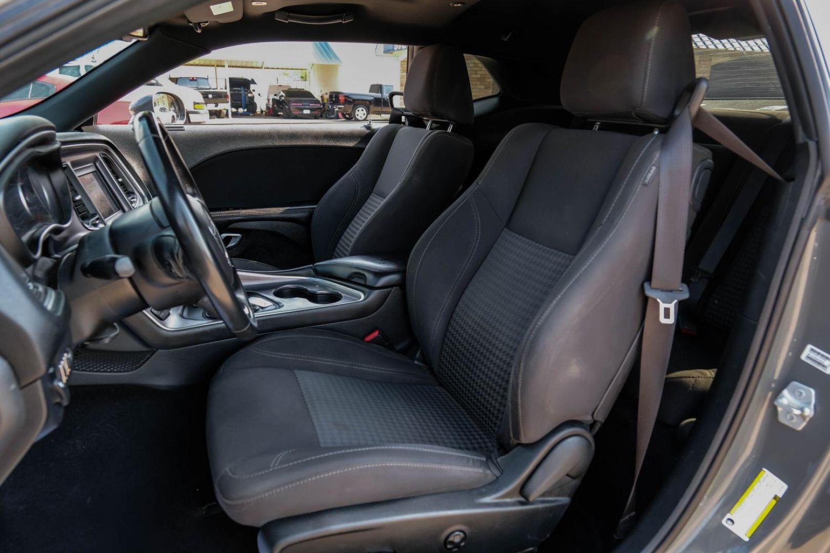 2019 gray Dodge Challenger SXT (2C3CDZAG2KH) with an 3.6L V6 DOHC 24V engine, 8-Speed Automatic transmission, located at 2401 E Main St., Grand Prairie, TX, 75050, (972) 262-4440, 32.748981, -96.969643 - Photo#3