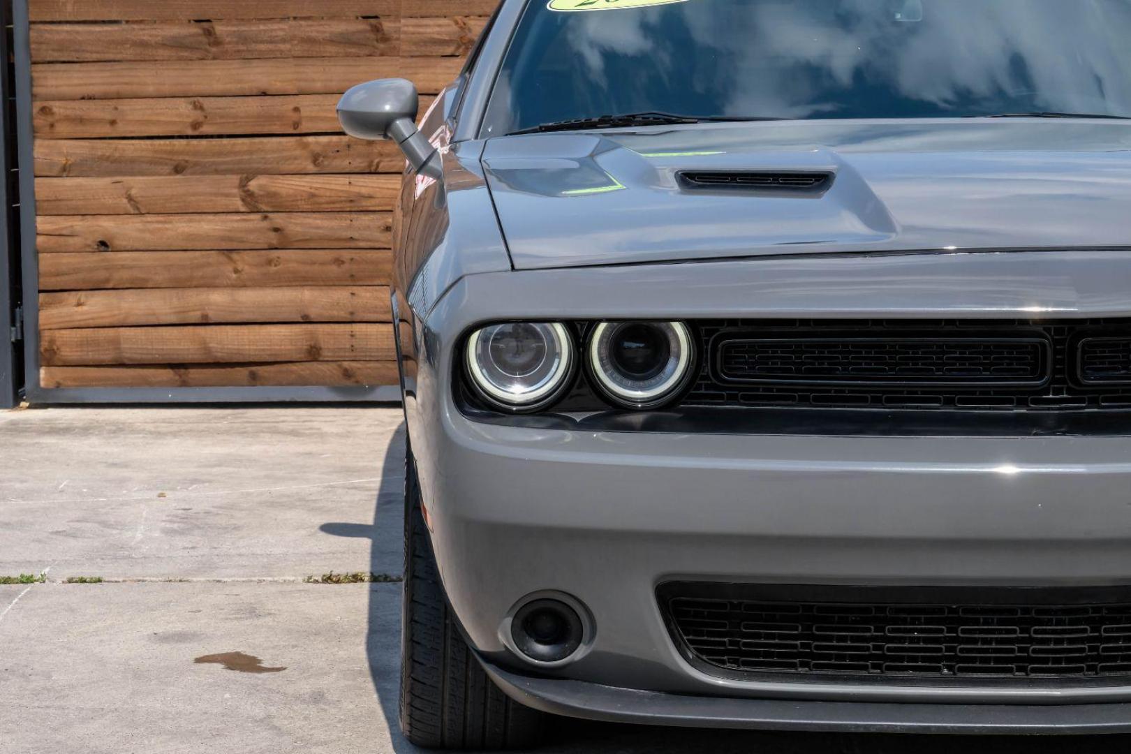 2019 gray Dodge Challenger SXT (2C3CDZAG2KH) with an 3.6L V6 DOHC 24V engine, 8-Speed Automatic transmission, located at 2401 E Main St., Grand Prairie, TX, 75050, (972) 262-4440, 32.748981, -96.969643 - Photo#39