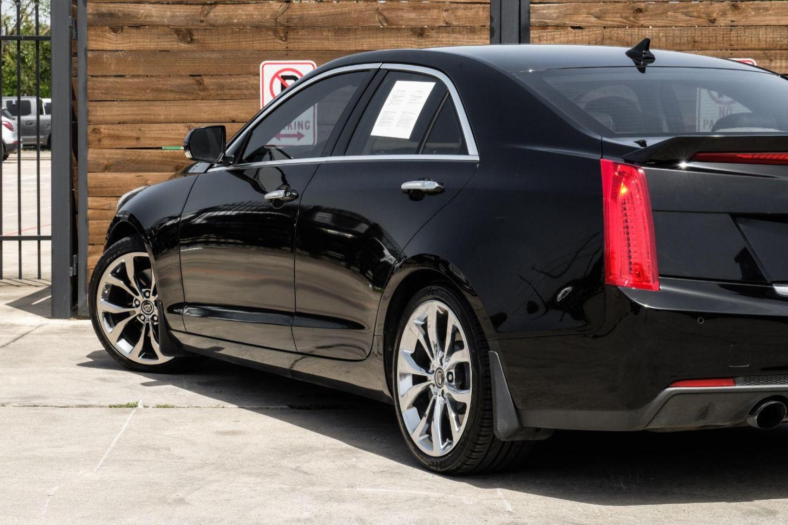 2013 Black Cadillac ATS 2.0L Premium RWD (1G6AE5SX3D0) with an 2.0L L4 DOHC 16V engine, located at 2401 E Main St., Grand Prairie, TX, 75050, (972) 262-4440, 32.748981, -96.969643 - Photo#13