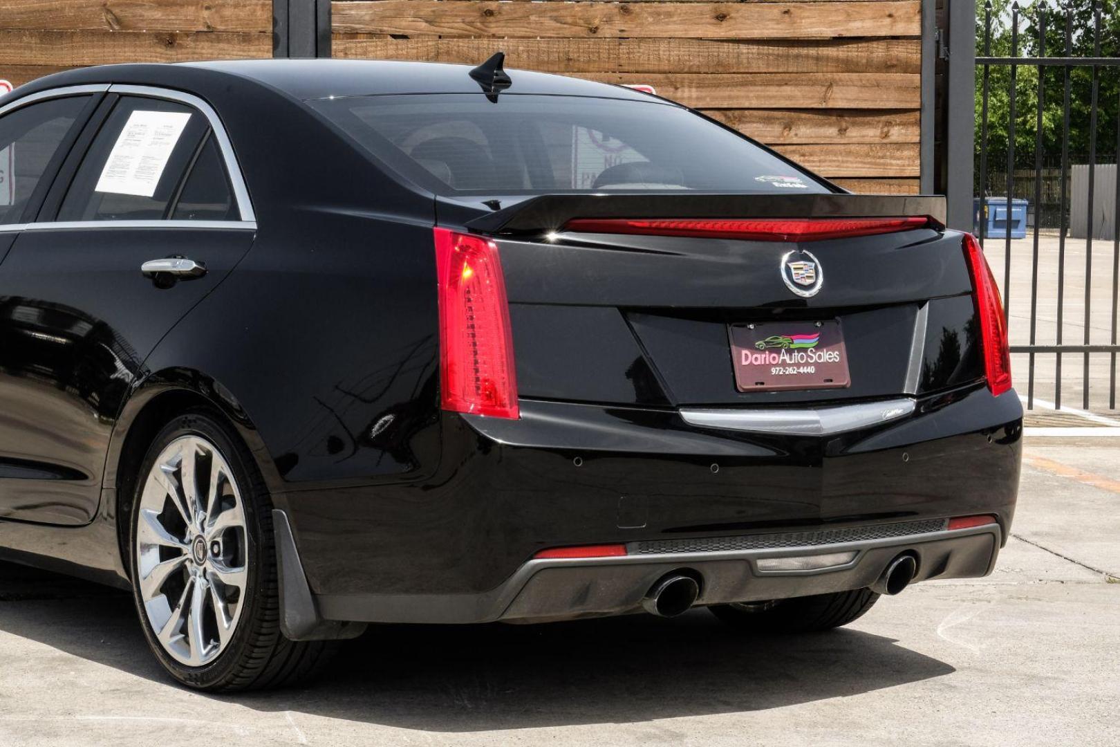 2013 Black Cadillac ATS 2.0L Premium RWD (1G6AE5SX3D0) with an 2.0L L4 DOHC 16V engine, located at 2401 E Main St., Grand Prairie, TX, 75050, (972) 262-4440, 32.748981, -96.969643 - Photo#14