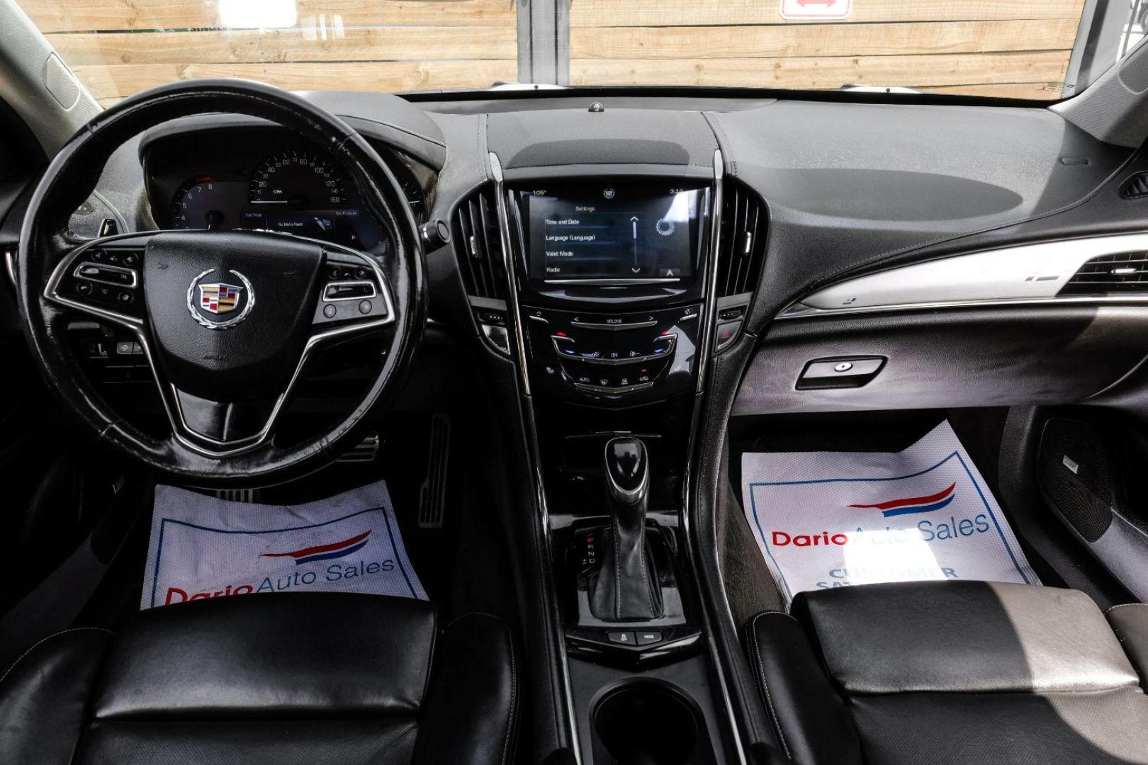 2013 Black Cadillac ATS 2.0L Premium RWD (1G6AE5SX3D0) with an 2.0L L4 DOHC 16V engine, located at 2401 E Main St., Grand Prairie, TX, 75050, (972) 262-4440, 32.748981, -96.969643 - Photo#17