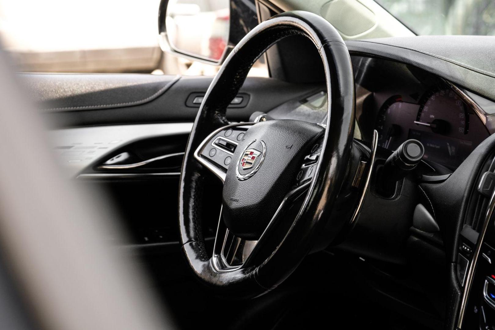 2013 Black Cadillac ATS 2.0L Premium RWD (1G6AE5SX3D0) with an 2.0L L4 DOHC 16V engine, located at 2401 E Main St., Grand Prairie, TX, 75050, (972) 262-4440, 32.748981, -96.969643 - Photo#18