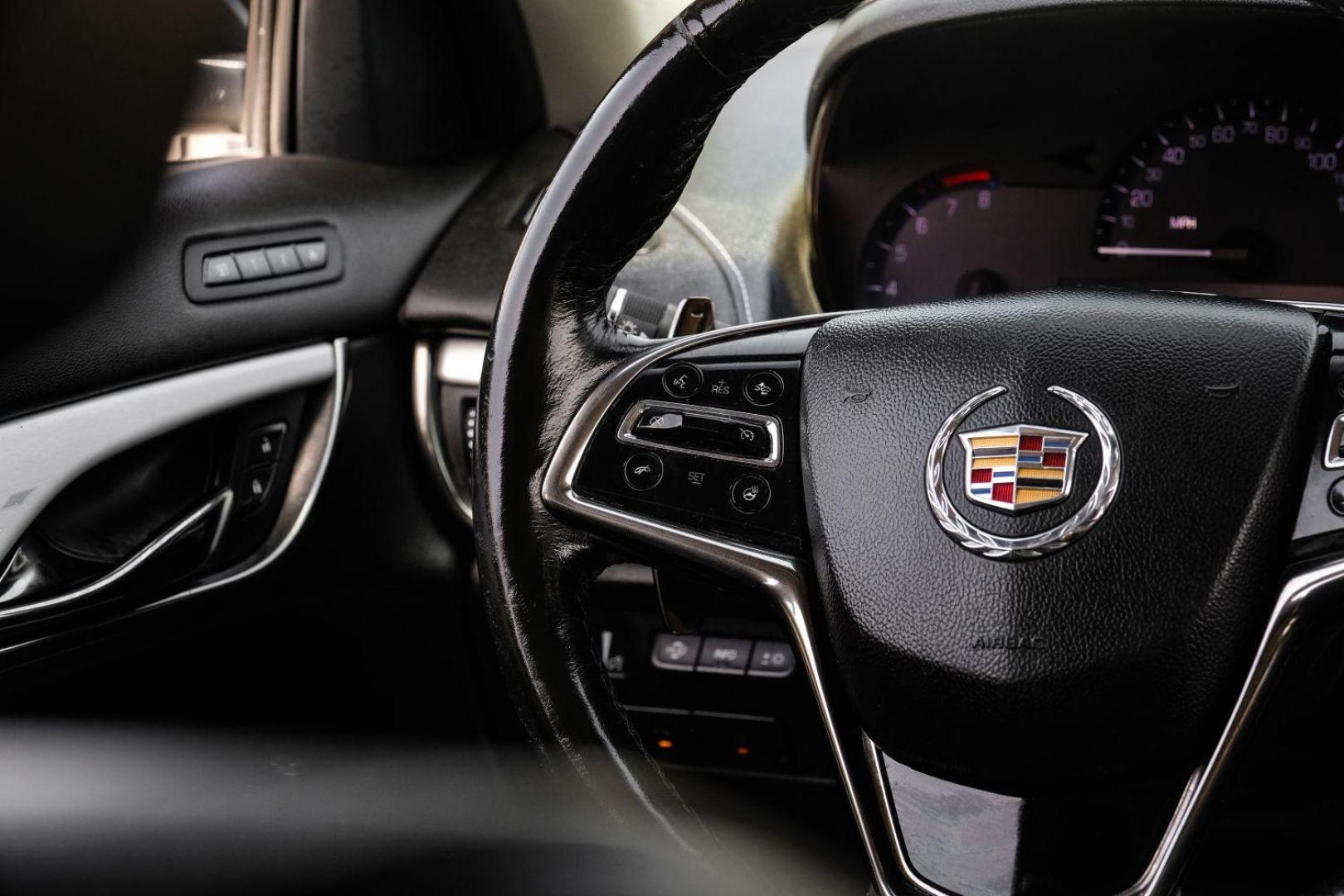 2013 Black Cadillac ATS 2.0L Premium RWD (1G6AE5SX3D0) with an 2.0L L4 DOHC 16V engine, located at 2401 E Main St., Grand Prairie, TX, 75050, (972) 262-4440, 32.748981, -96.969643 - Photo#20