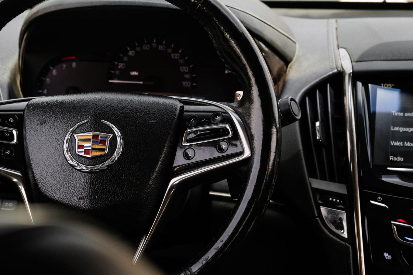 2013 Black Cadillac ATS 2.0L Premium RWD (1G6AE5SX3D0) with an 2.0L L4 DOHC 16V engine, located at 2401 E Main St., Grand Prairie, TX, 75050, (972) 262-4440, 32.748981, -96.969643 - Photo#21