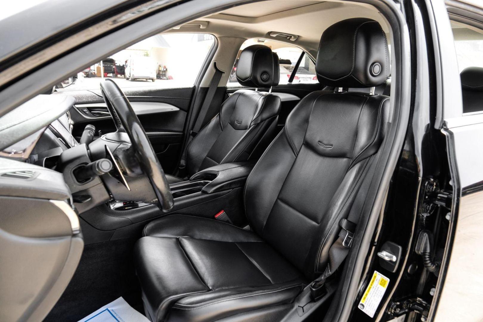 2013 Black Cadillac ATS 2.0L Premium RWD (1G6AE5SX3D0) with an 2.0L L4 DOHC 16V engine, located at 2401 E Main St., Grand Prairie, TX, 75050, (972) 262-4440, 32.748981, -96.969643 - Photo#3