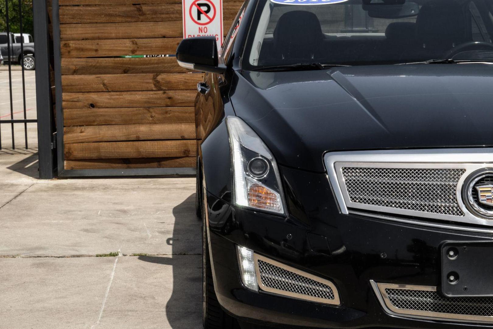 2013 Black Cadillac ATS 2.0L Premium RWD (1G6AE5SX3D0) with an 2.0L L4 DOHC 16V engine, located at 2401 E Main St., Grand Prairie, TX, 75050, (972) 262-4440, 32.748981, -96.969643 - Photo#42