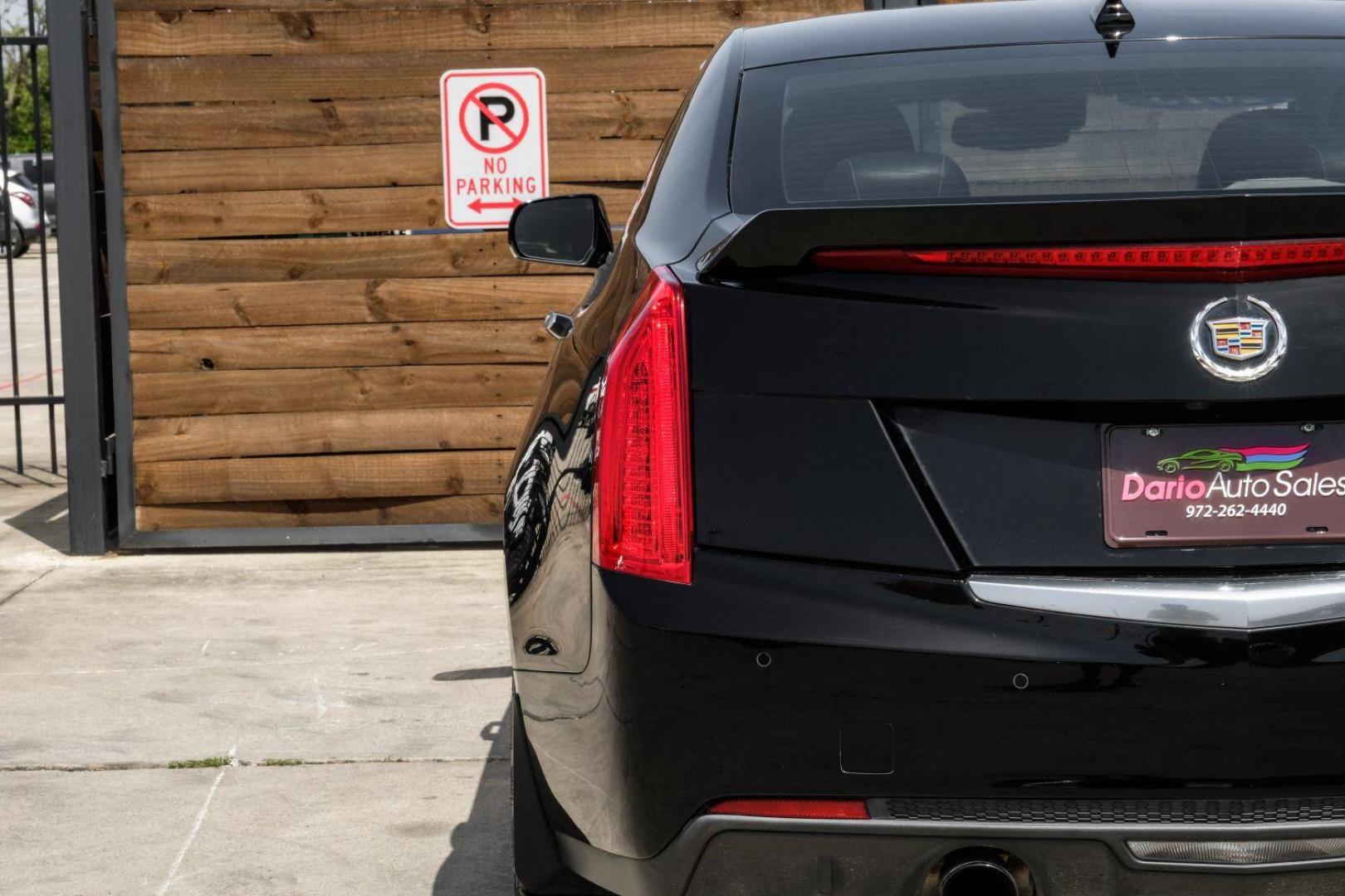 2013 Black Cadillac ATS 2.0L Premium RWD (1G6AE5SX3D0) with an 2.0L L4 DOHC 16V engine, located at 2401 E Main St., Grand Prairie, TX, 75050, (972) 262-4440, 32.748981, -96.969643 - Photo#43