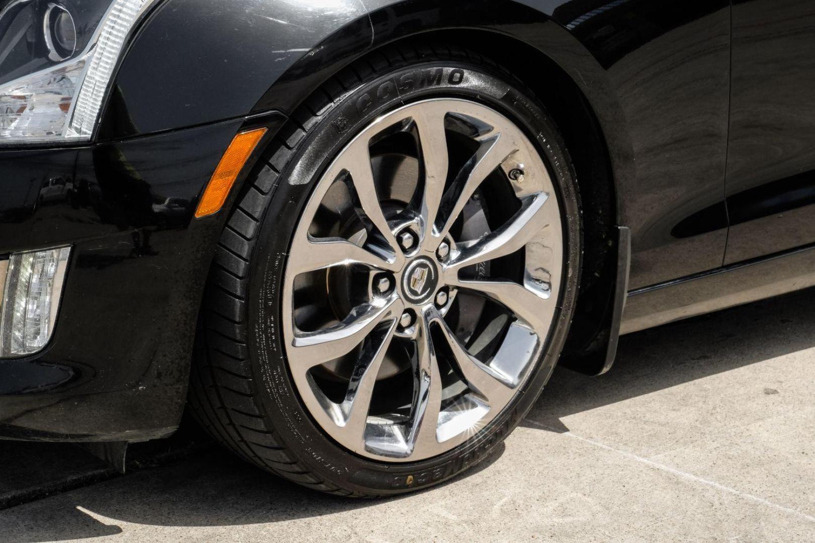 2013 Black Cadillac ATS 2.0L Premium RWD (1G6AE5SX3D0) with an 2.0L L4 DOHC 16V engine, located at 2401 E Main St., Grand Prairie, TX, 75050, (972) 262-4440, 32.748981, -96.969643 - Photo#49