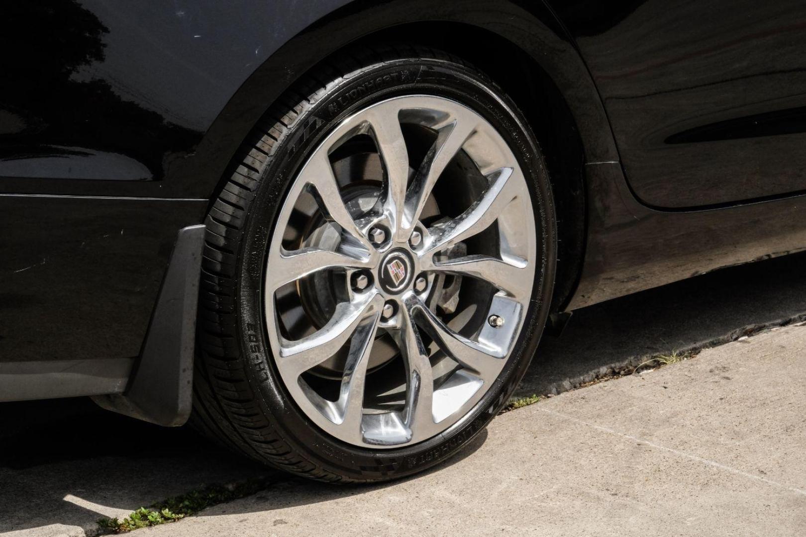 2013 Black Cadillac ATS 2.0L Premium RWD (1G6AE5SX3D0) with an 2.0L L4 DOHC 16V engine, located at 2401 E Main St., Grand Prairie, TX, 75050, (972) 262-4440, 32.748981, -96.969643 - Photo#51