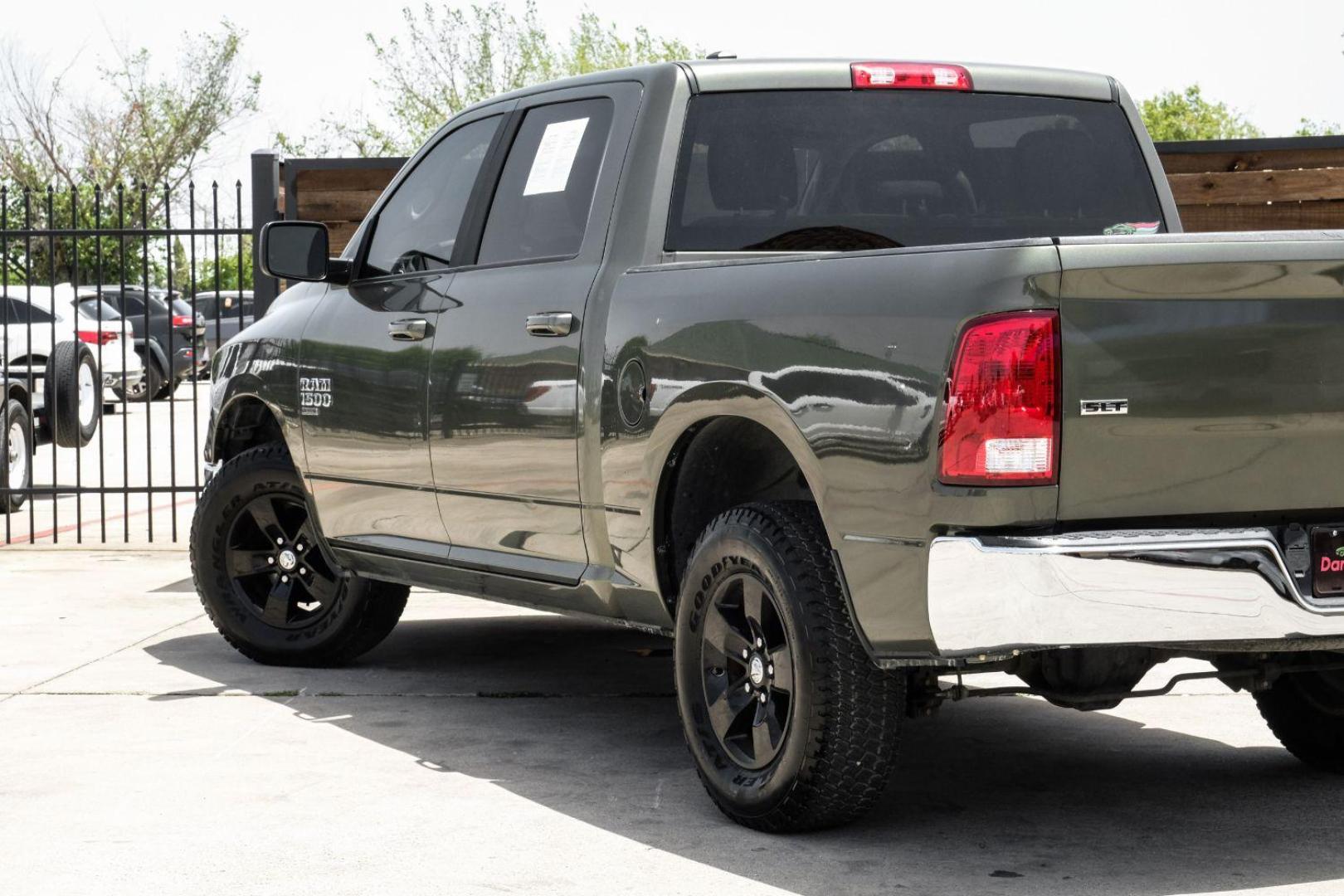 2021 GREEN RAM 1500 Classic Tradesman Crew Cab SWB 4WD (1C6RR7LGXMS) with an 3.6L V6 DOHC 24V FFV engine, 8-Speed Automatic transmission, located at 2401 E Main St., Grand Prairie, TX, 75050, (972) 262-4440, 32.748981, -96.969643 - Photo#11