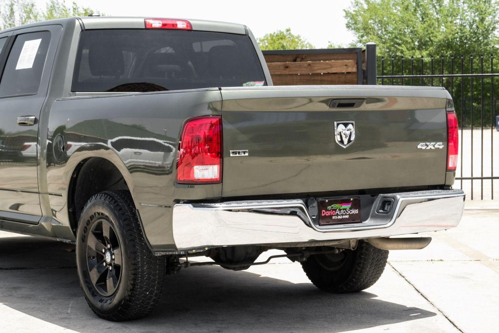 2021 GREEN RAM 1500 Classic Tradesman Crew Cab SWB 4WD (1C6RR7LGXMS) with an 3.6L V6 DOHC 24V FFV engine, 8-Speed Automatic transmission, located at 2401 E Main St., Grand Prairie, TX, 75050, (972) 262-4440, 32.748981, -96.969643 - Photo#12