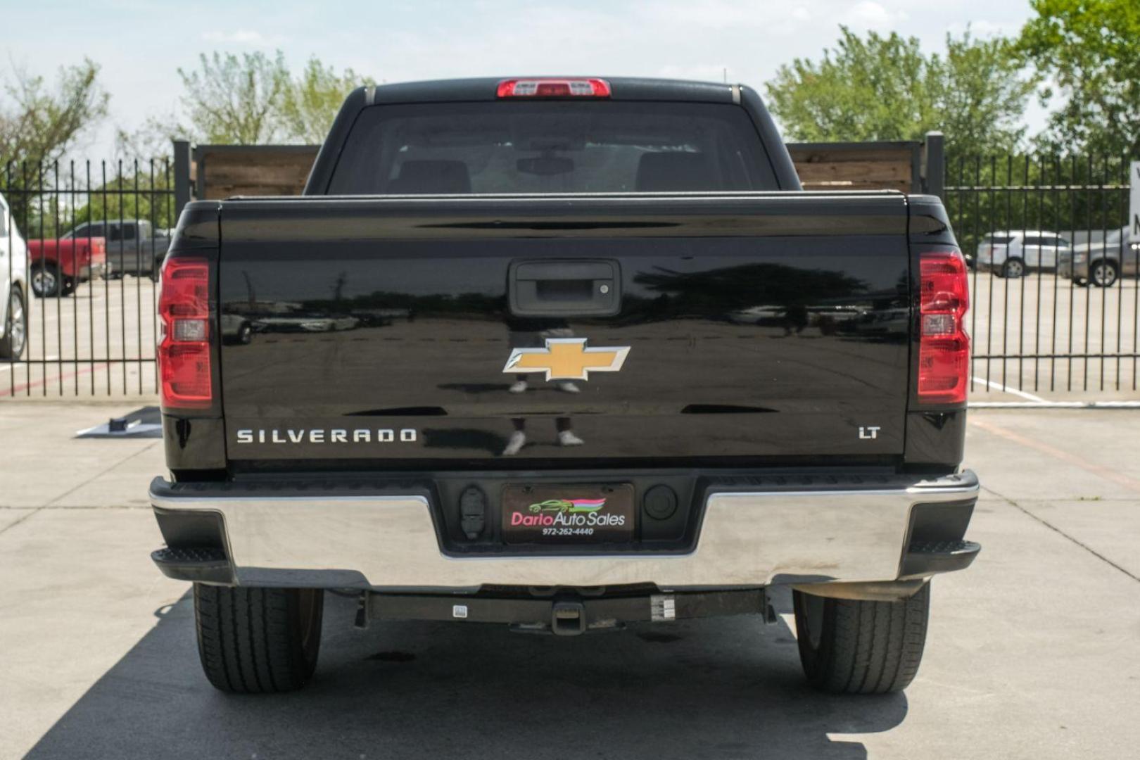 2014 black Chevrolet Silverado 1500 1LT Double Cab 2WD (1GCRCREH2EZ) with an 4.3L V6 OHV 12V engine, 6-Speed Automatic transmission, located at 2401 E Main St., Grand Prairie, TX, 75050, (972) 262-4440, 32.748981, -96.969643 - Photo#11