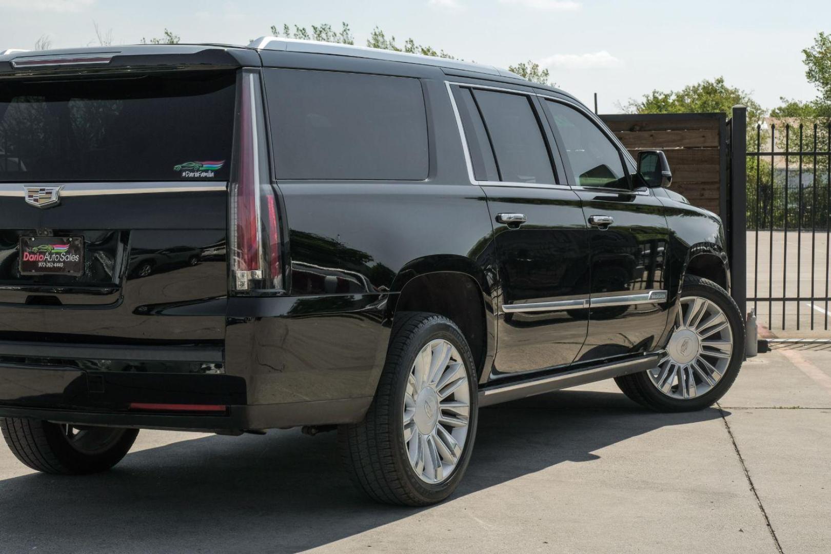 2017 Black Cadillac Escalade ESV 2WD Platinum (1GYS3KKJ7HR) with an 6.2L V8 OHV 16V FFV engine, 8-Speed Automatic transmission, located at 2401 E Main St., Grand Prairie, TX, 75050, (972) 262-4440, 32.748981, -96.969643 - Photo#11