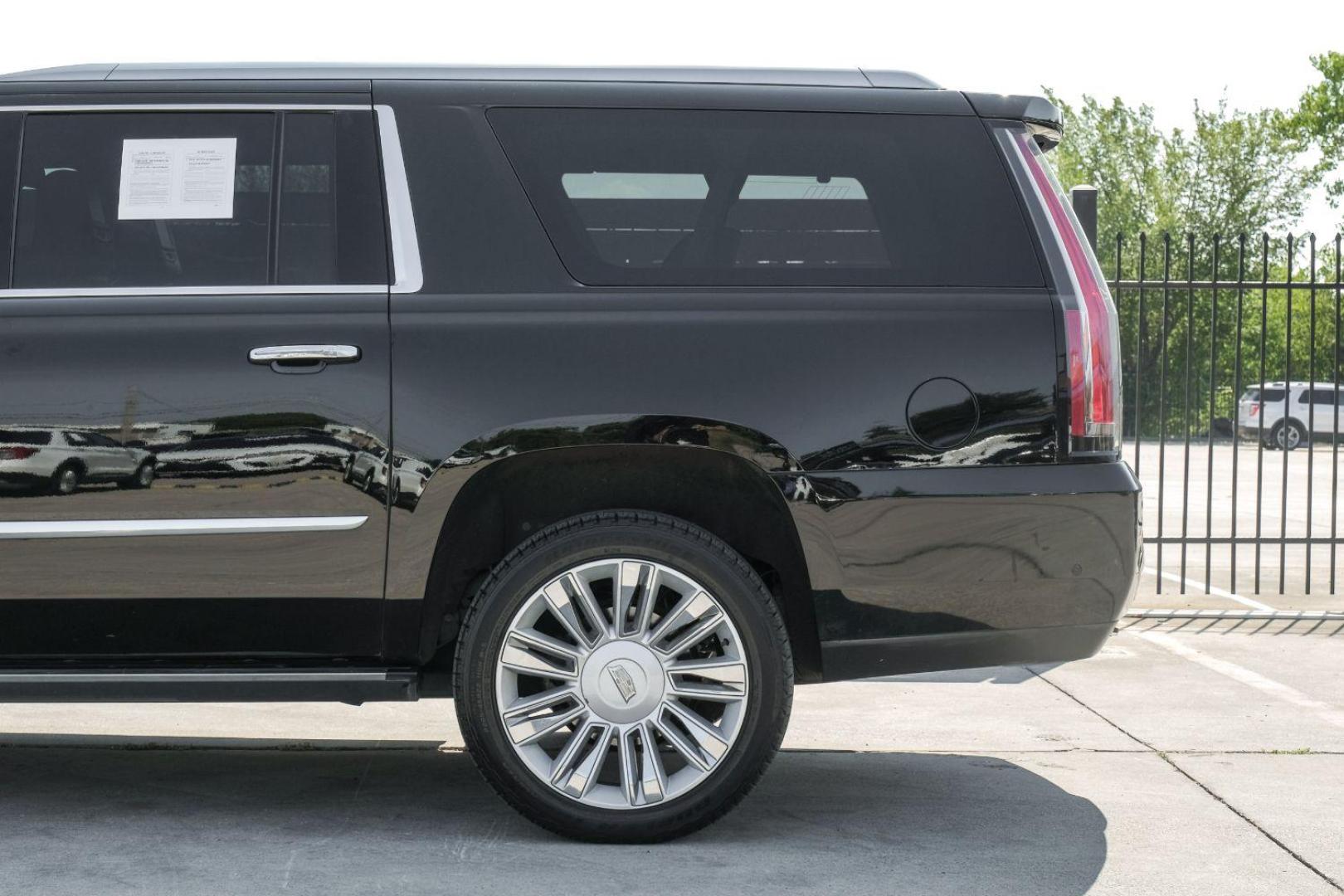 2017 Black Cadillac Escalade ESV 2WD Platinum (1GYS3KKJ7HR) with an 6.2L V8 OHV 16V FFV engine, 8-Speed Automatic transmission, located at 2401 E Main St., Grand Prairie, TX, 75050, (972) 262-4440, 32.748981, -96.969643 - Photo#16