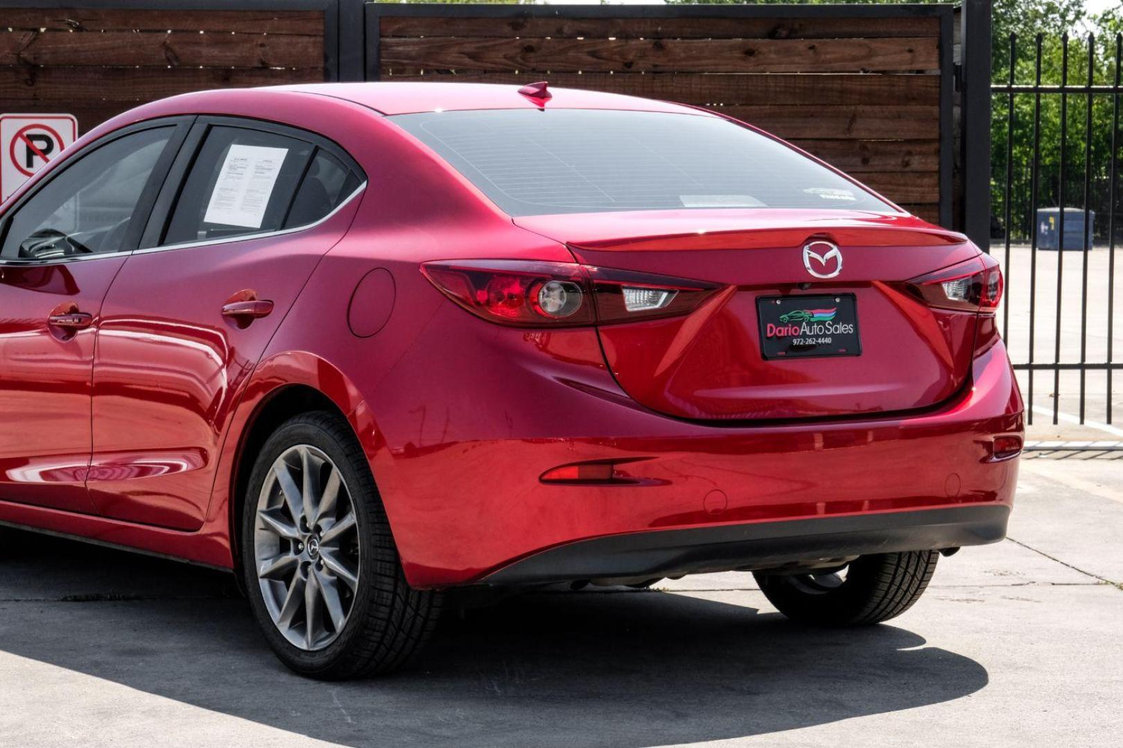 2018 red Mazda MAZDA3 s Touring AT 4-Door (3MZBN1V39JM) with an 2.5L L4 DOHC 16V engine, 6-Speed Automatic transmission, located at 2401 E Main St., Grand Prairie, TX, 75050, (972) 262-4440, 32.748981, -96.969643 - Photo#13