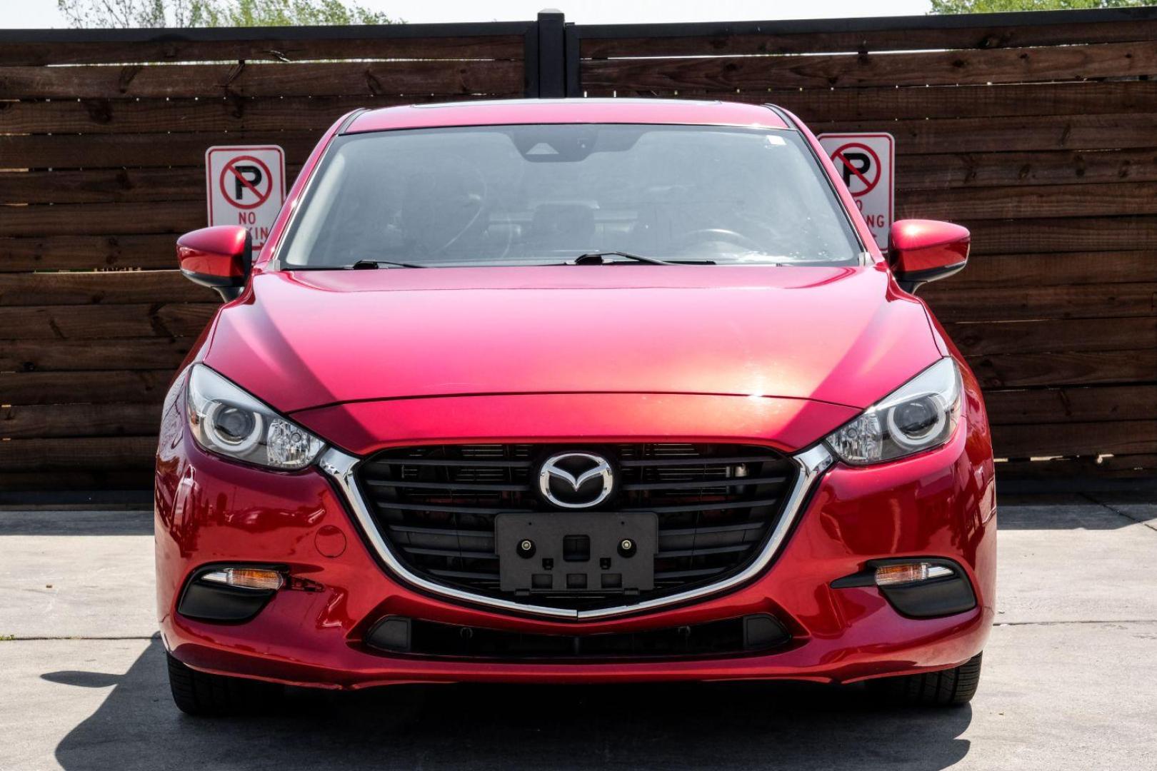 2018 red Mazda MAZDA3 s Touring AT 4-Door (3MZBN1V39JM) with an 2.5L L4 DOHC 16V engine, 6-Speed Automatic transmission, located at 2401 E Main St., Grand Prairie, TX, 75050, (972) 262-4440, 32.748981, -96.969643 - Photo#6