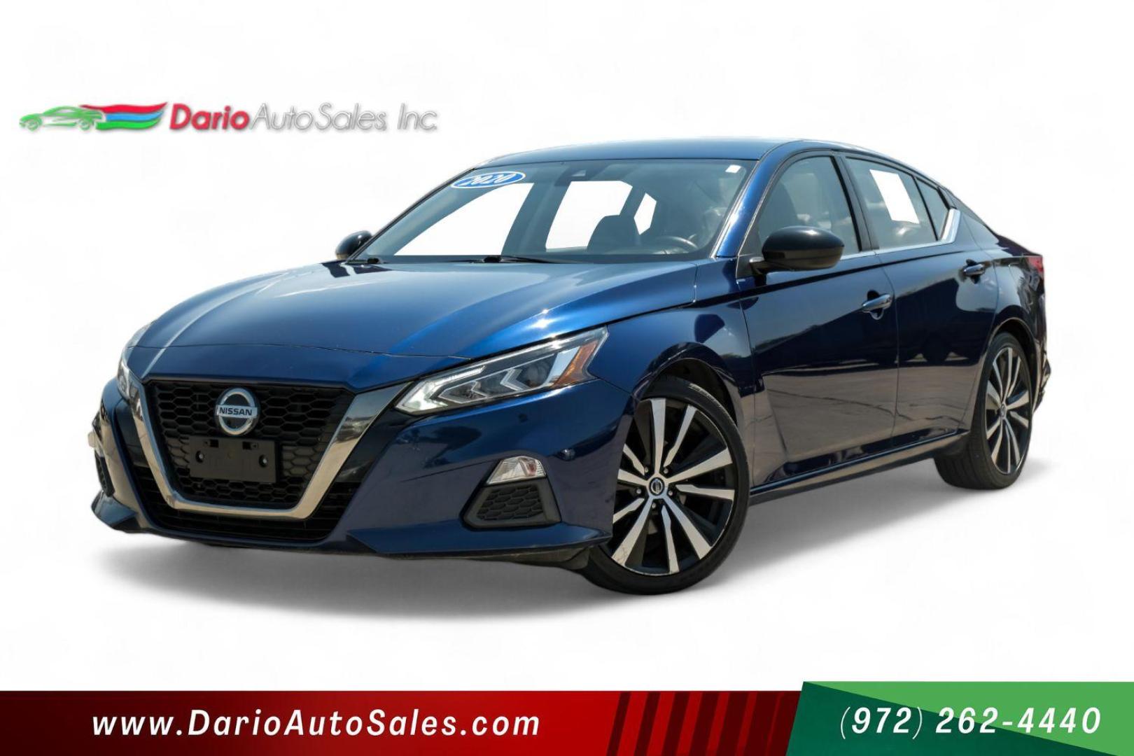 2020 BLUE Nissan Altima 2.5 SR (1N4BL4CV0LC) with an 2.5L L4 DOHC 16V engine, Continuously Variable Transmission transmission, located at 2401 E Main St., Grand Prairie, TX, 75050, (972) 262-4440, 32.748981, -96.969643 - Photo#0