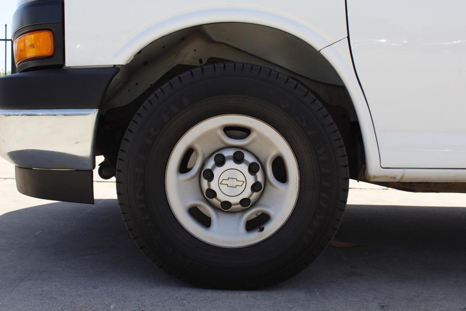 2019 white Chevrolet Express 2500 Cargo (1GCWGAFP6K1) with an 4.3L V6 engine, 6-Speed Automatic transmission, located at 2401 E Main St., Grand Prairie, TX, 75050, (972) 262-4440, 32.748981, -96.969643 - Photo#22