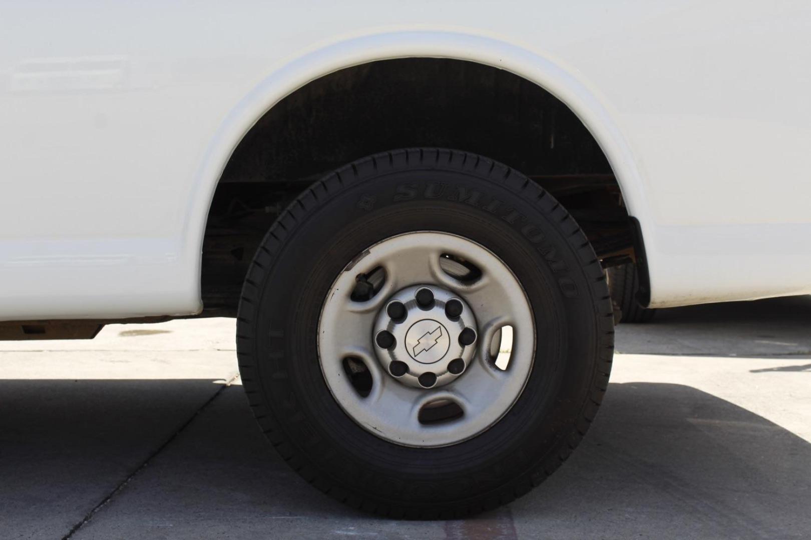 2019 white Chevrolet Express 2500 Cargo (1GCWGAFP6K1) with an 4.3L V6 engine, 6-Speed Automatic transmission, located at 2401 E Main St., Grand Prairie, TX, 75050, (972) 262-4440, 32.748981, -96.969643 - Photo#23