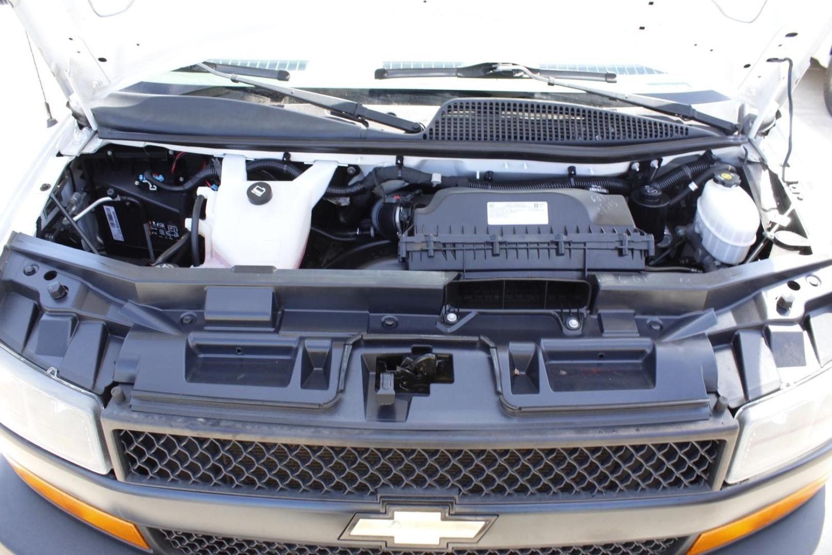 2019 white Chevrolet Express 2500 Cargo (1GCWGAFP6K1) with an 4.3L V6 engine, 6-Speed Automatic transmission, located at 2401 E Main St., Grand Prairie, TX, 75050, (972) 262-4440, 32.748981, -96.969643 - Photo#7