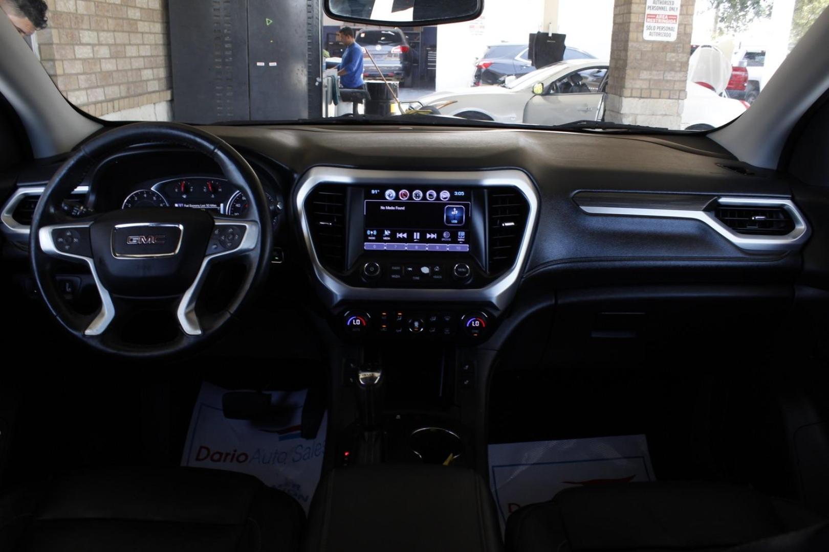 2017 BLACK GMC Acadia SLT-1 FWD (1GKKNMLS4HZ) with an 3.6L V6 DOHC 24V engine, 6-Speed Automatic transmission, located at 2401 E Main St., Grand Prairie, TX, 75050, (972) 262-4440, 32.748981, -96.969643 - Photo#10