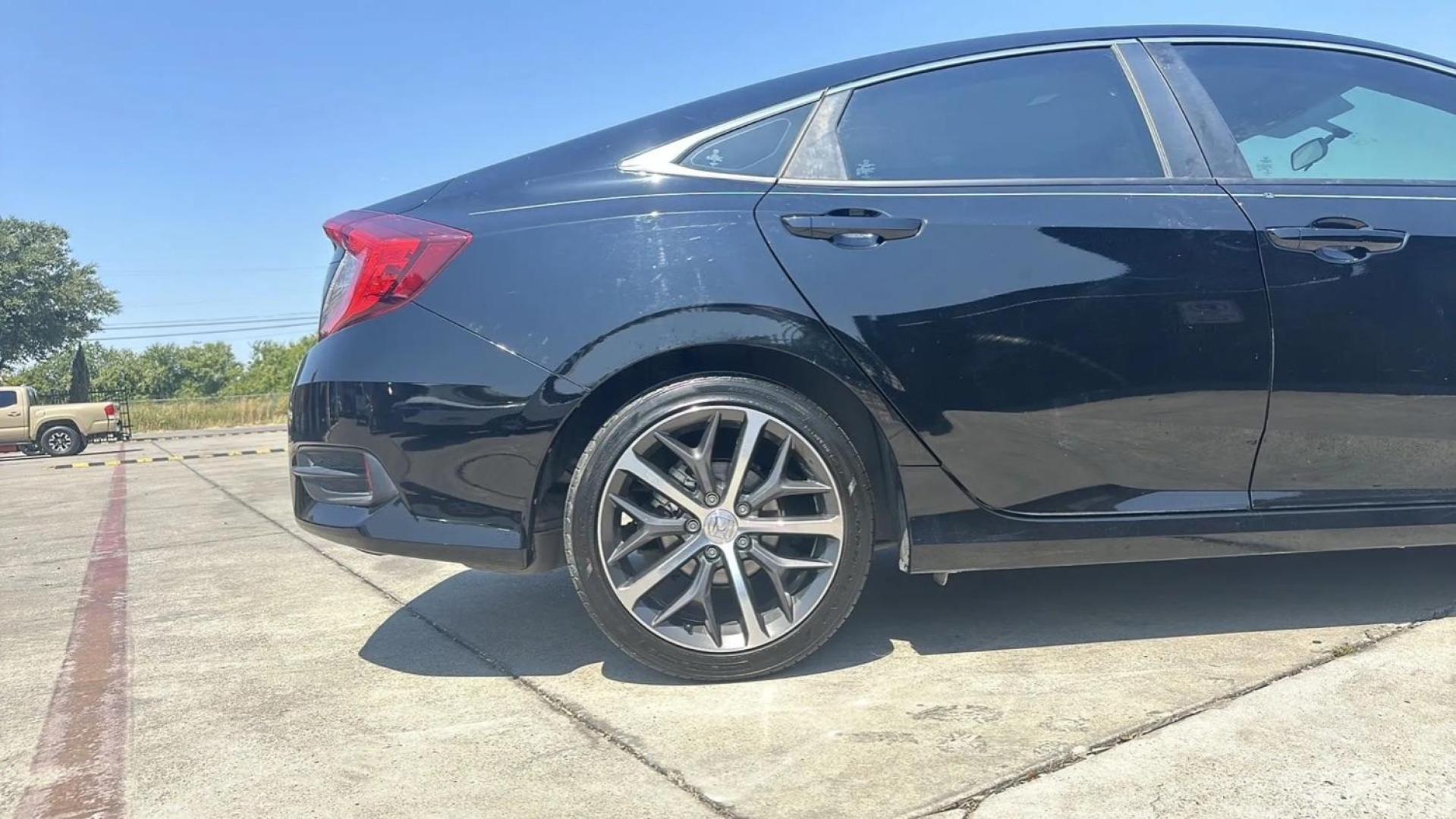 2017 BLACK Honda Civic LX Sedan CVT (19XFC2F51HE) with an 2.0L L4 DOHC 16V engine, Continuously Variable Transmission transmission, located at 2401 E Main St., Grand Prairie, TX, 75050, (972) 262-4440, 32.748981, -96.969643 - Photo#7