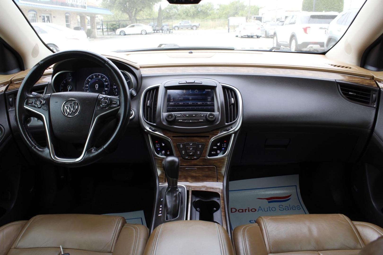 2014 WHITE Buick LaCrosse Premium Package 2, w/Leather (1G4GF5G35EF) with an 3.6L V6 DOHC 24V FFV engine, 6-Speed Automatic transmission, located at 2401 E Main St., Grand Prairie, TX, 75050, (972) 262-4440, 32.748981, -96.969643 - Photo#8