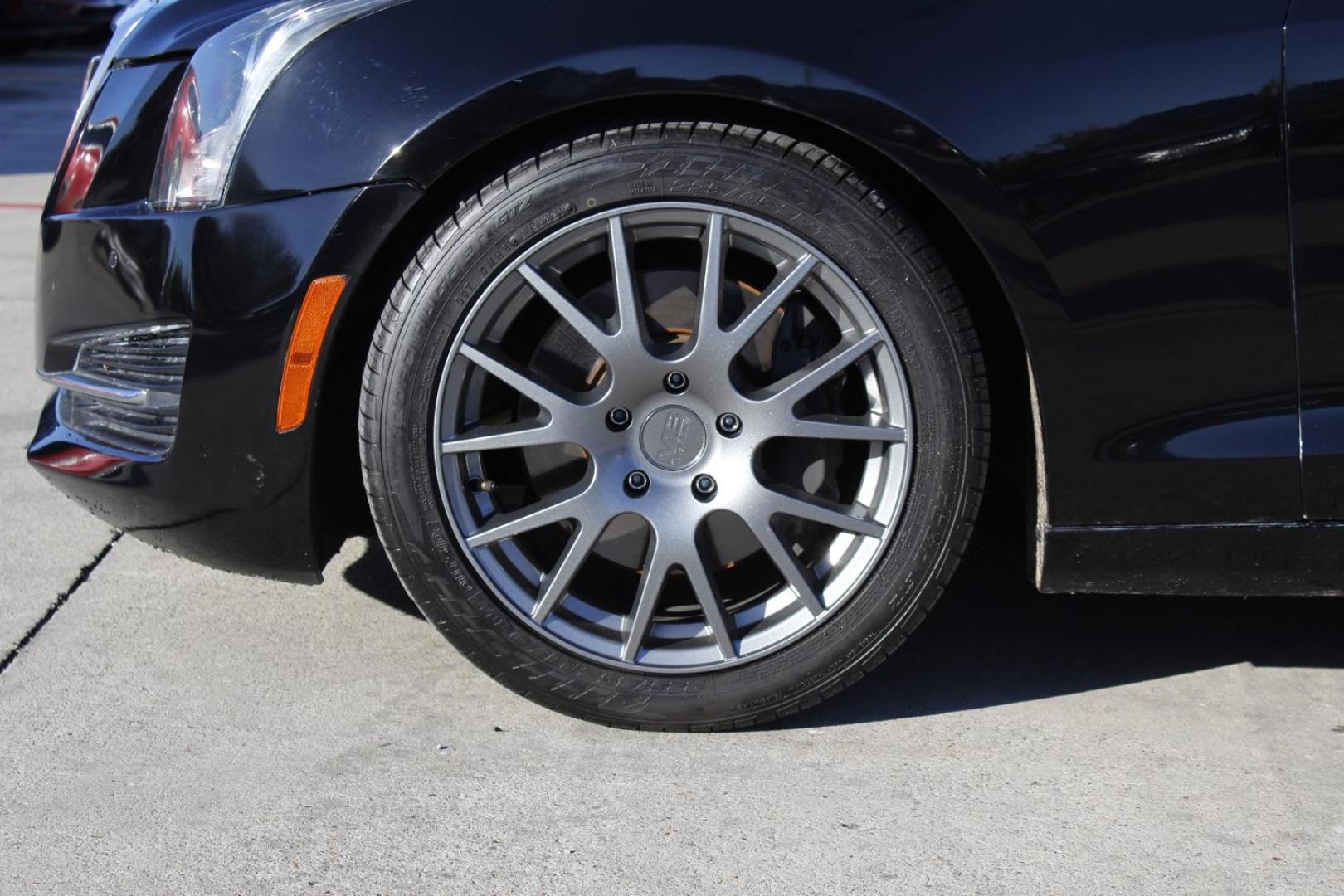 2015 BLACK Cadillac ATS 2.0L Turbo Luxury RWD (1G6AB5RX8F0) with an 2.0L L4 DOHC 16V TURBO engine, located at 2401 E Main St., Grand Prairie, TX, 75050, (972) 262-4440, 32.748981, -96.969643 - Photo#3