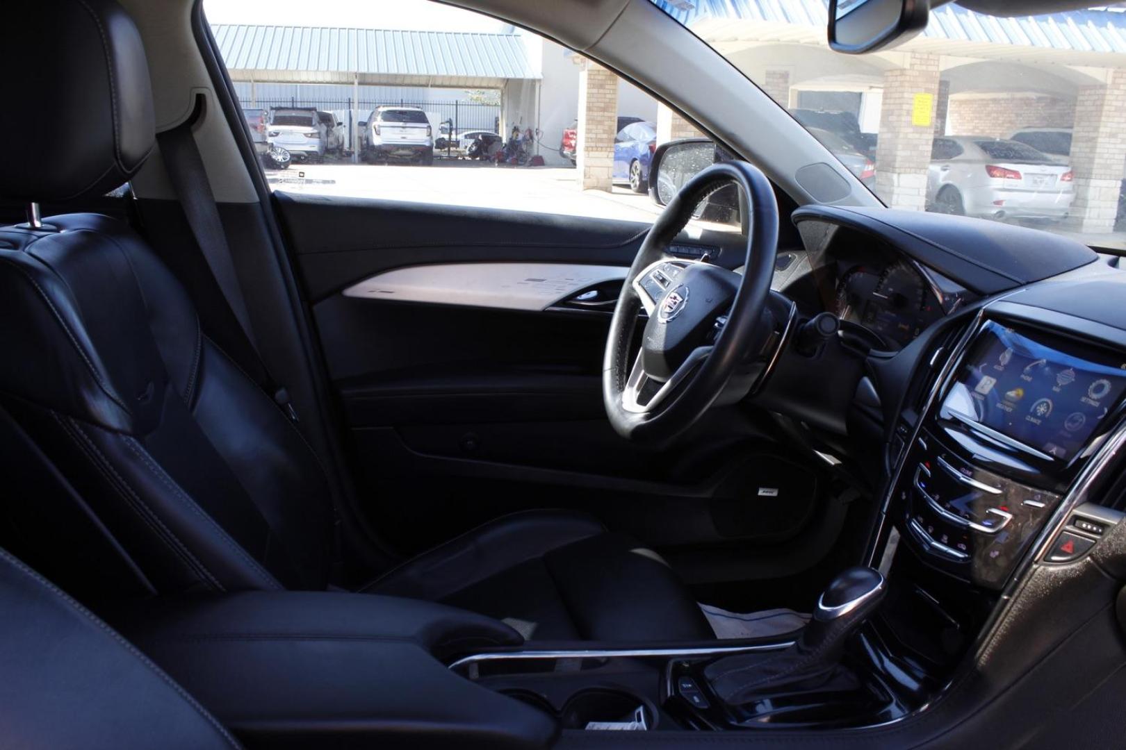 2013 BLACK Cadillac ATS 3.6L Premium RWD (1G6AE5S37D0) with an 3.6L V6 DOHC 24V engine, 6-Speed Automatic transmission, located at 2401 E Main St., Grand Prairie, TX, 75050, (972) 262-4440, 32.748981, -96.969643 - Photo#9