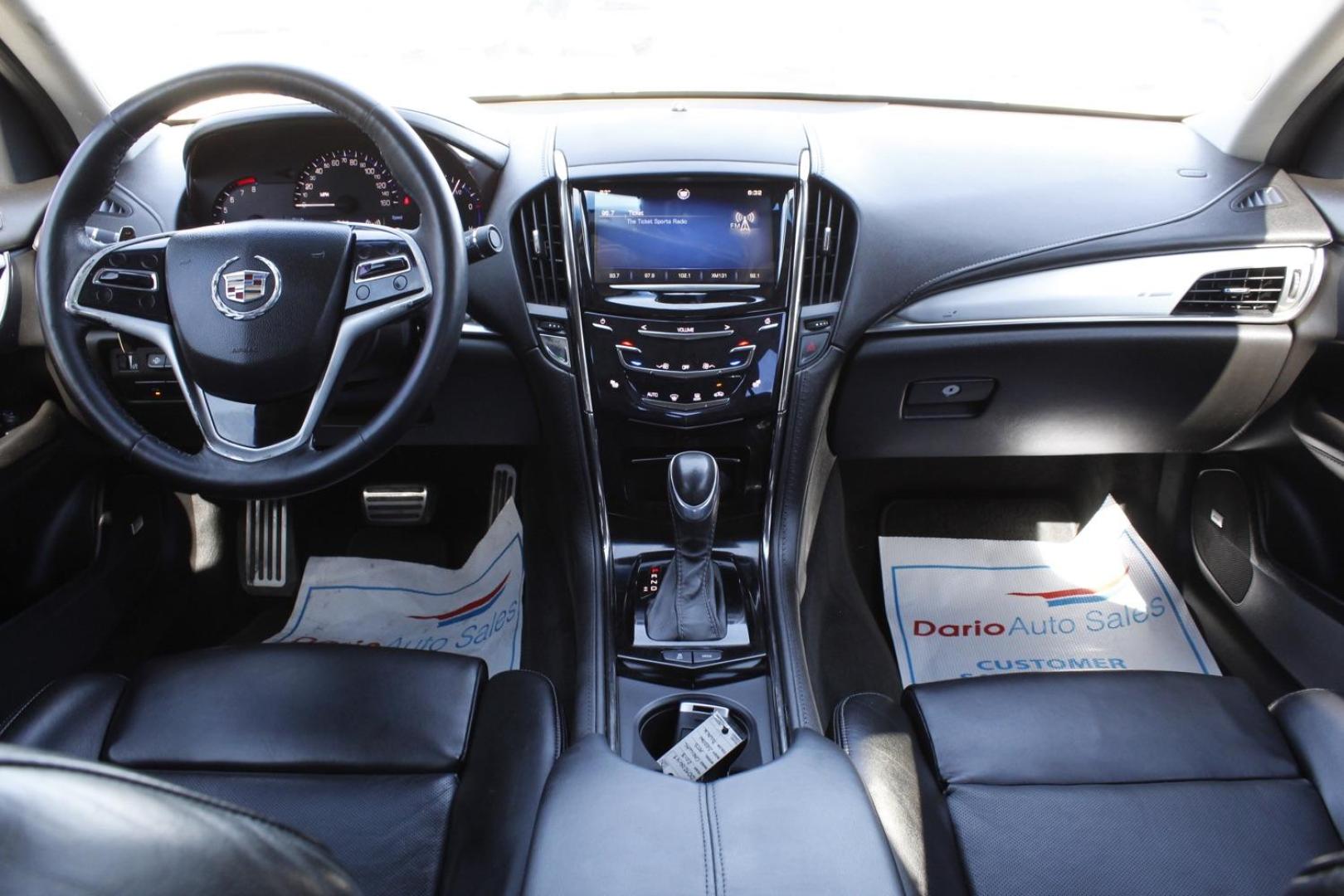 2013 BLACK Cadillac ATS 3.6L Premium RWD (1G6AE5S37D0) with an 3.6L V6 DOHC 24V engine, 6-Speed Automatic transmission, located at 2401 E Main St., Grand Prairie, TX, 75050, (972) 262-4440, 32.748981, -96.969643 - Photo#11