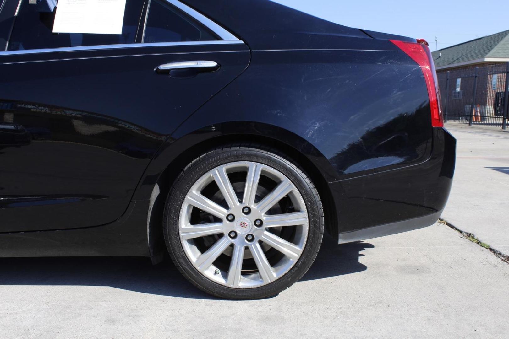 2013 BLACK Cadillac ATS 3.6L Premium RWD (1G6AE5S37D0) with an 3.6L V6 DOHC 24V engine, 6-Speed Automatic transmission, located at 2401 E Main St., Grand Prairie, TX, 75050, (972) 262-4440, 32.748981, -96.969643 - Photo#4