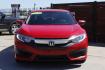 2016 RED Honda Civic LX Sedan CVT (2HGFC2F51GH) with an 2.0L L4 DOHC 16V engine, Continuously Variable Transmission transmission, located at 2401 E Main St., Grand Prairie, TX, 75050, (972) 262-4440, 32.748981, -96.969643 - Photo#1