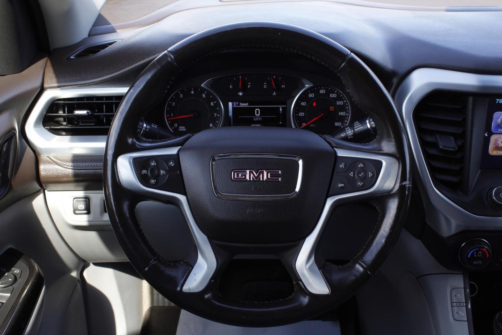 2018 WHITE GMC Acadia SLT-2 FWD (1GKKNNLS2JZ) with an 3.6L V6 DOHC 24V engine, 6-Speed Automatic transmission, located at 2401 E Main St., Grand Prairie, TX, 75050, (972) 262-4440, 32.748981, -96.969643 - Photo#22