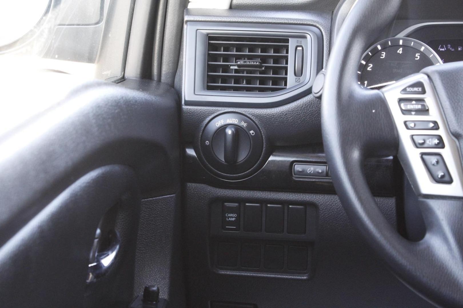 2022 BLACK Nissan Titan S Crew Cab 2WD (1N6AA1EE8NN) with an 5.6L V8 DOHC 32V engine, 9-Speed Automatic transmission, located at 2401 E Main St., Grand Prairie, TX, 75050, (972) 262-4440, 32.748981, -96.969643 - Photo#17