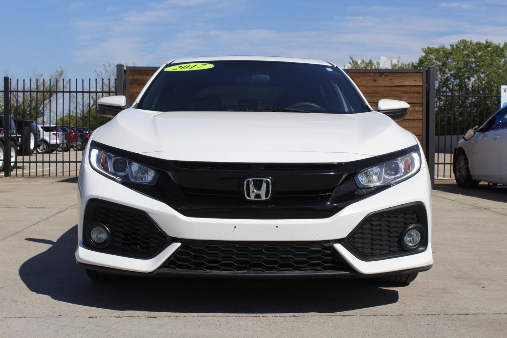 2017 WHTE Honda Civic EX (SHHFK7H56HU) with an 1.5L L4 DOHC 16V engine, Continuously Variable Transmission transmission, located at 2401 E Main St., Grand Prairie, TX, 75050, (972) 262-4440, 32.748981, -96.969643 - Photo#0