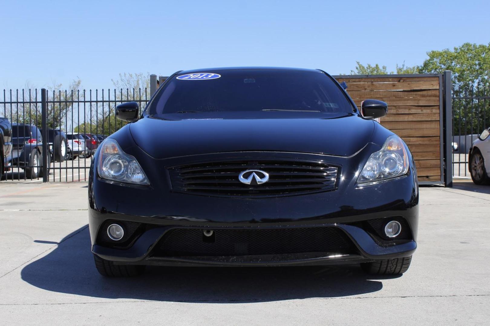 2013 Black Infiniti G Coupe x AWD (JN1CV6EL0DM) with an 3.7L V6 DOHC 24V engine, 5-Speed Automatic transmission, located at 2401 E Main St., Grand Prairie, TX, 75050, (972) 262-4440, 32.748981, -96.969643 - Photo#0