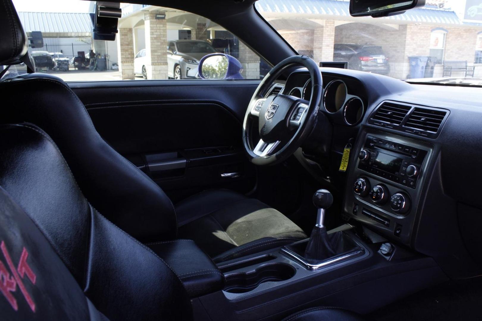 2014 PURPLE Dodge Challenger R/T (2C3CDYBT9EH) with an 5.7L V8 OHV 16V engine, 6-Speed Manual transmission, located at 2401 E Main St., Grand Prairie, TX, 75050, (972) 262-4440, 32.748981, -96.969643 - Photo#12