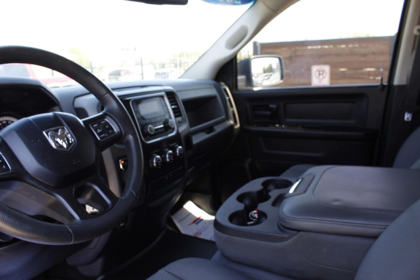 2018 black RAM 1500 Tradesman Quad Cab 2WD (1C6RR6FG7JS) with an 3.6L V6 DOHC 24V FFV engine, 8-Speed Automatic transmission, located at 2401 E Main St., Grand Prairie, TX, 75050, (972) 262-4440, 32.748981, -96.969643 - Photo#10