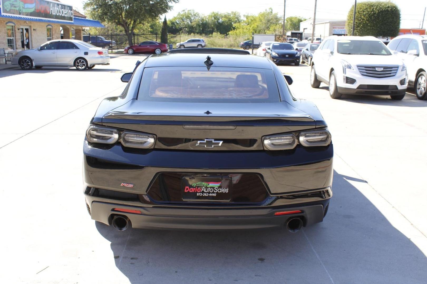 2019 BLACK Chevrolet Camaro 1LS Coupe 6M (1G1FA1RS2K0) with an 3.6L V6 DOHC 24V engine, 6-Speed Manual transmission, located at 2401 E Main St., Grand Prairie, TX, 75050, (972) 262-4440, 32.748981, -96.969643 - Photo#5